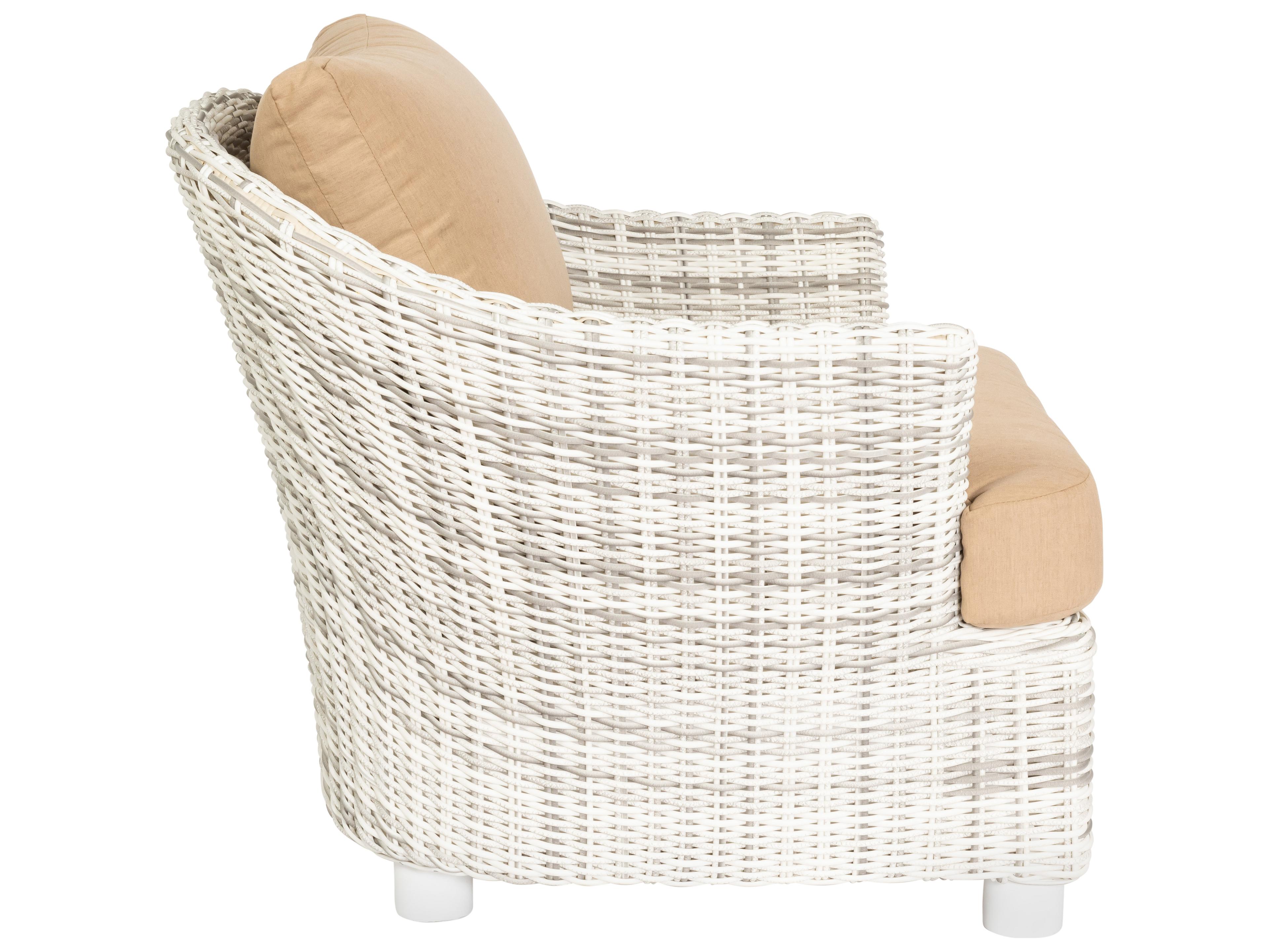 Whitecraft Sonoma Wicker Outdoor Patio Lounge Chair