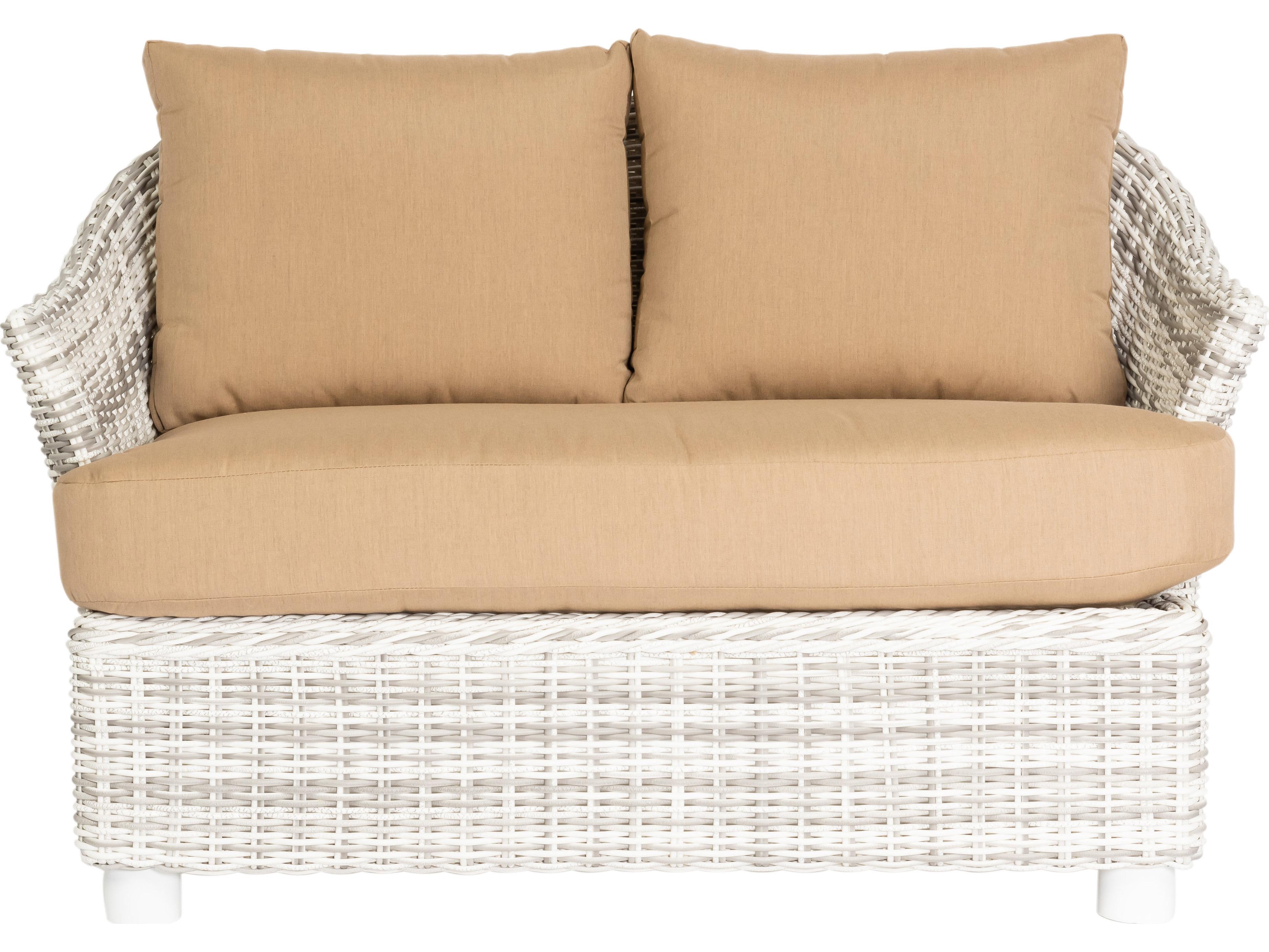 Whitecraft Sonoma Wicker Outdoor Patio Loveseat