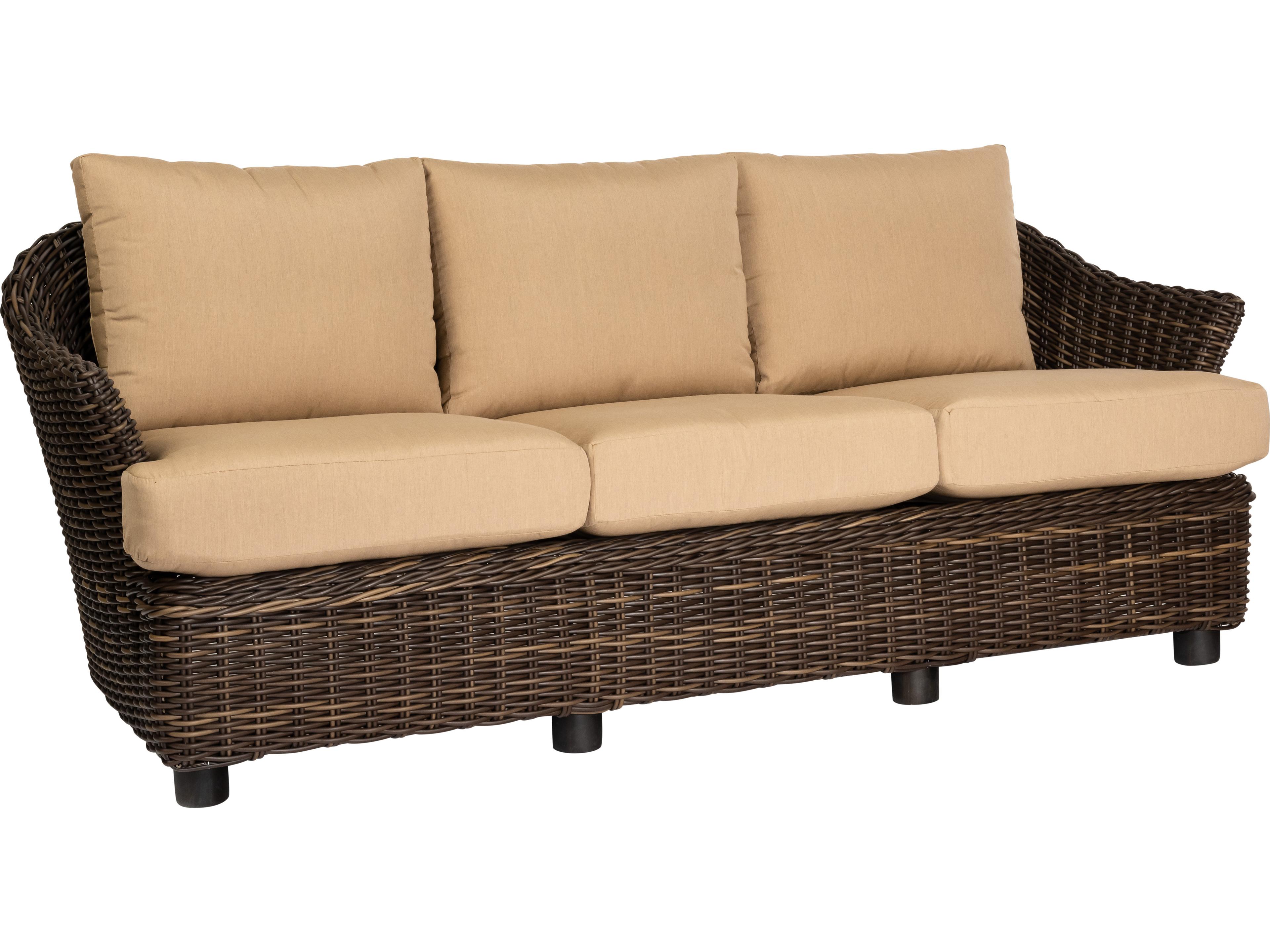 Whitecraft Sonoma Wicker Patio Sofa