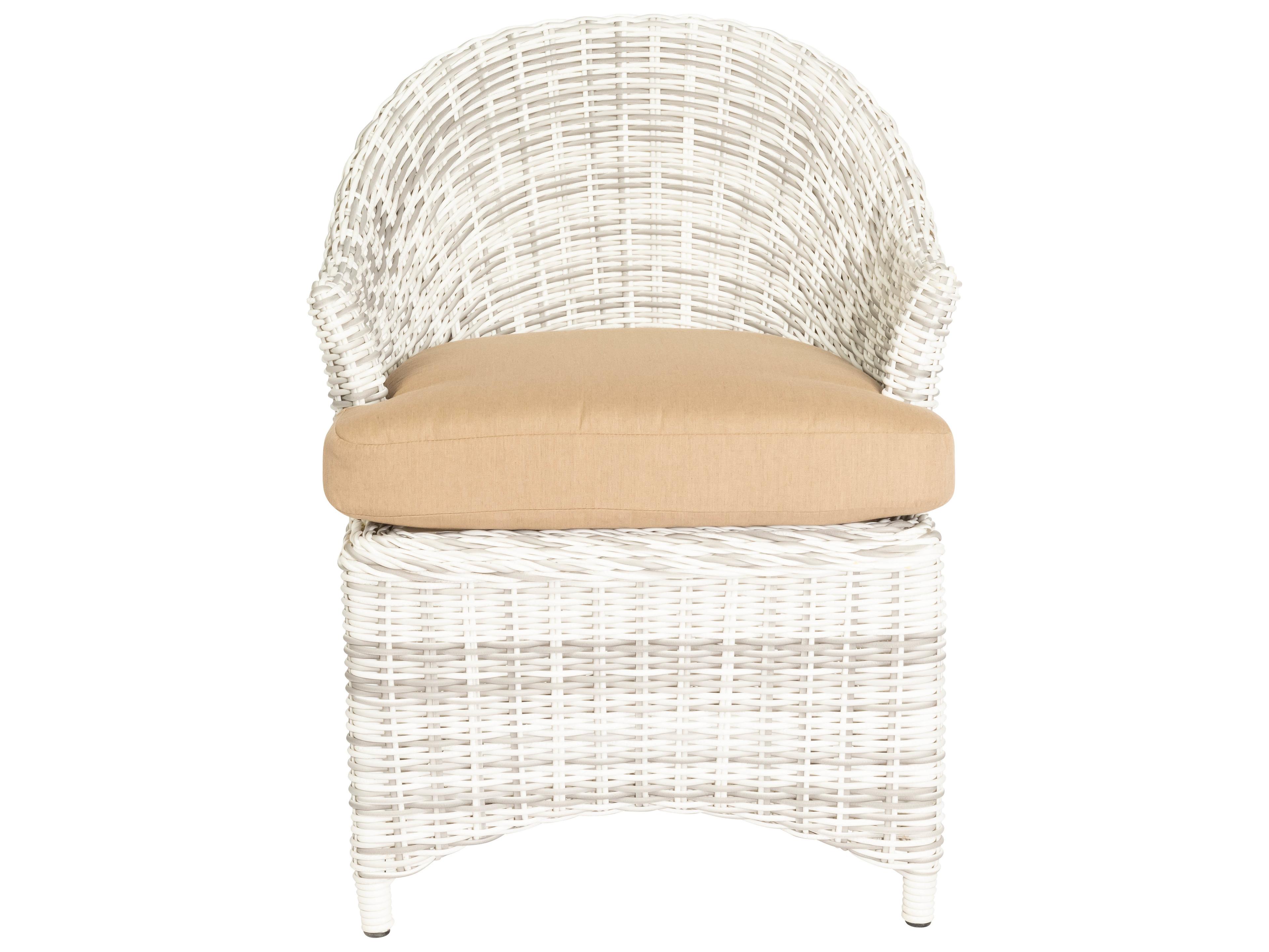 Whitecraft Sonoma Wicker Outdoor Dining Arm Chair