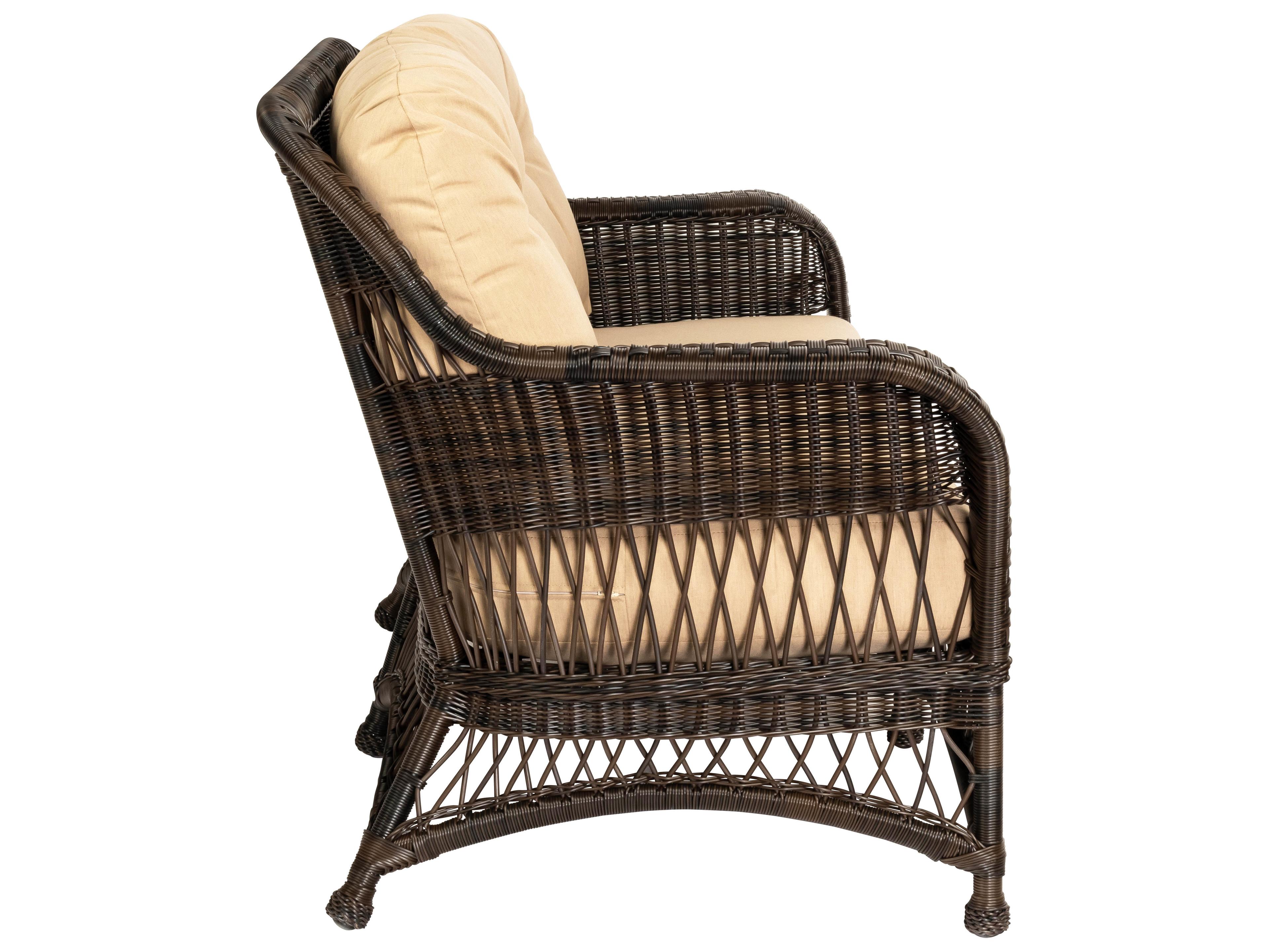 Woodard Whitecraft Sommerwind Wicker Patio Loveseat