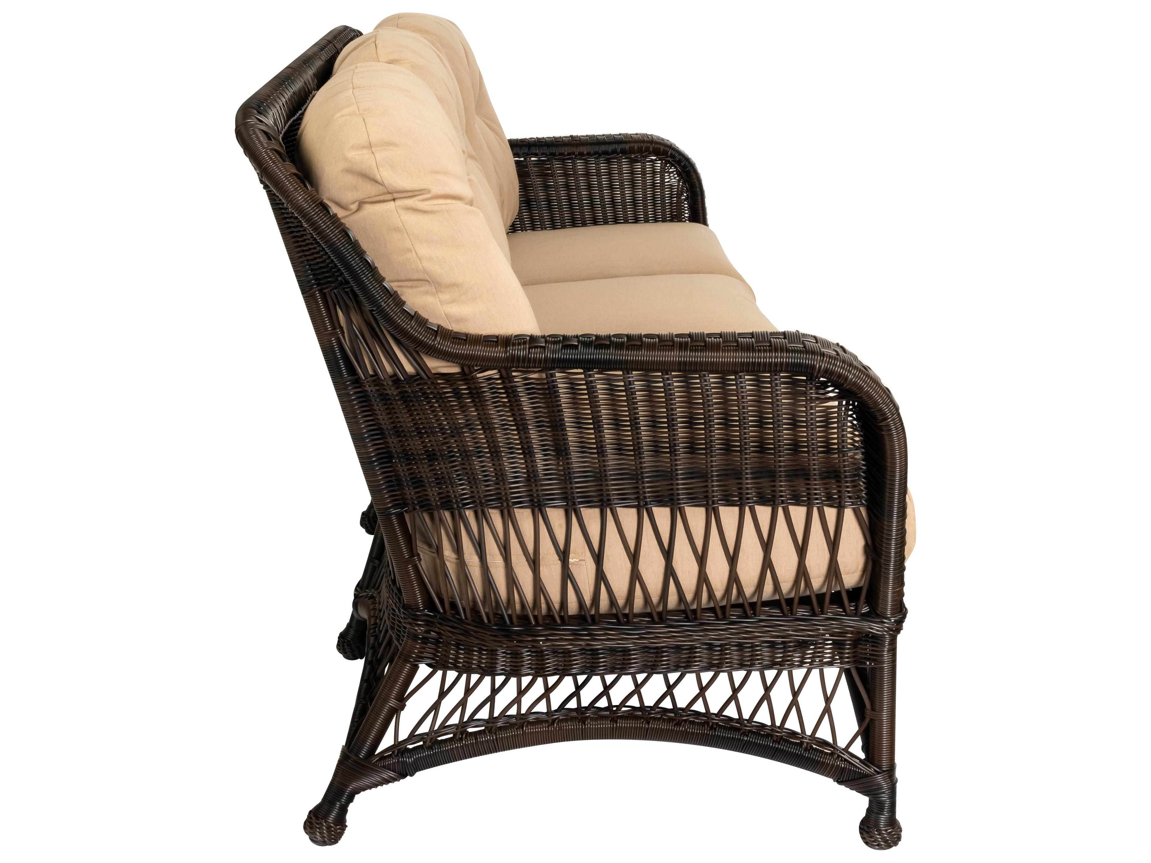 Woodard Whitecraft Sommerwind Wicker Outdoor Patio Sofa
