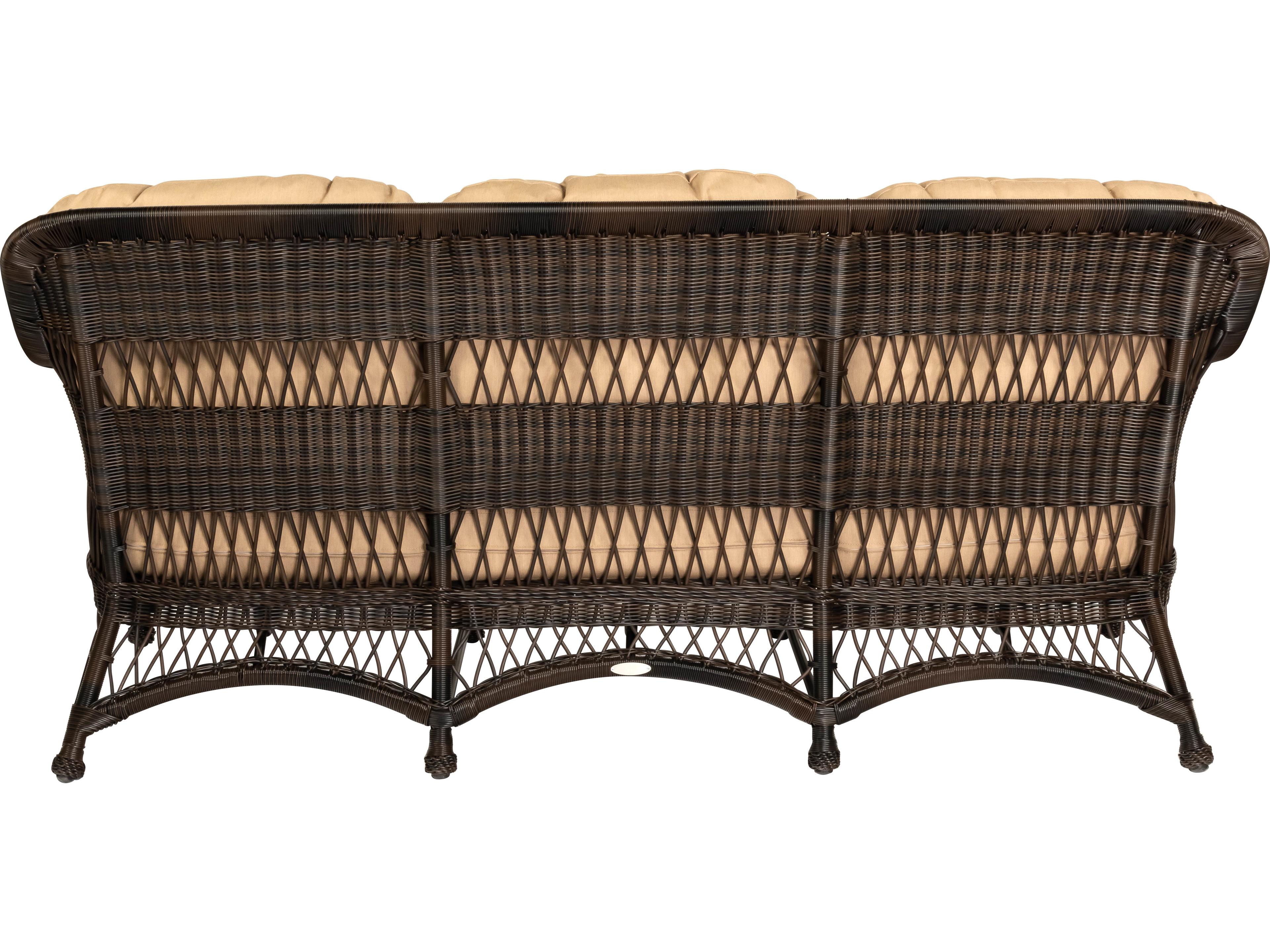 Woodard Whitecraft Sommerwind Wicker Outdoor Patio Sofa