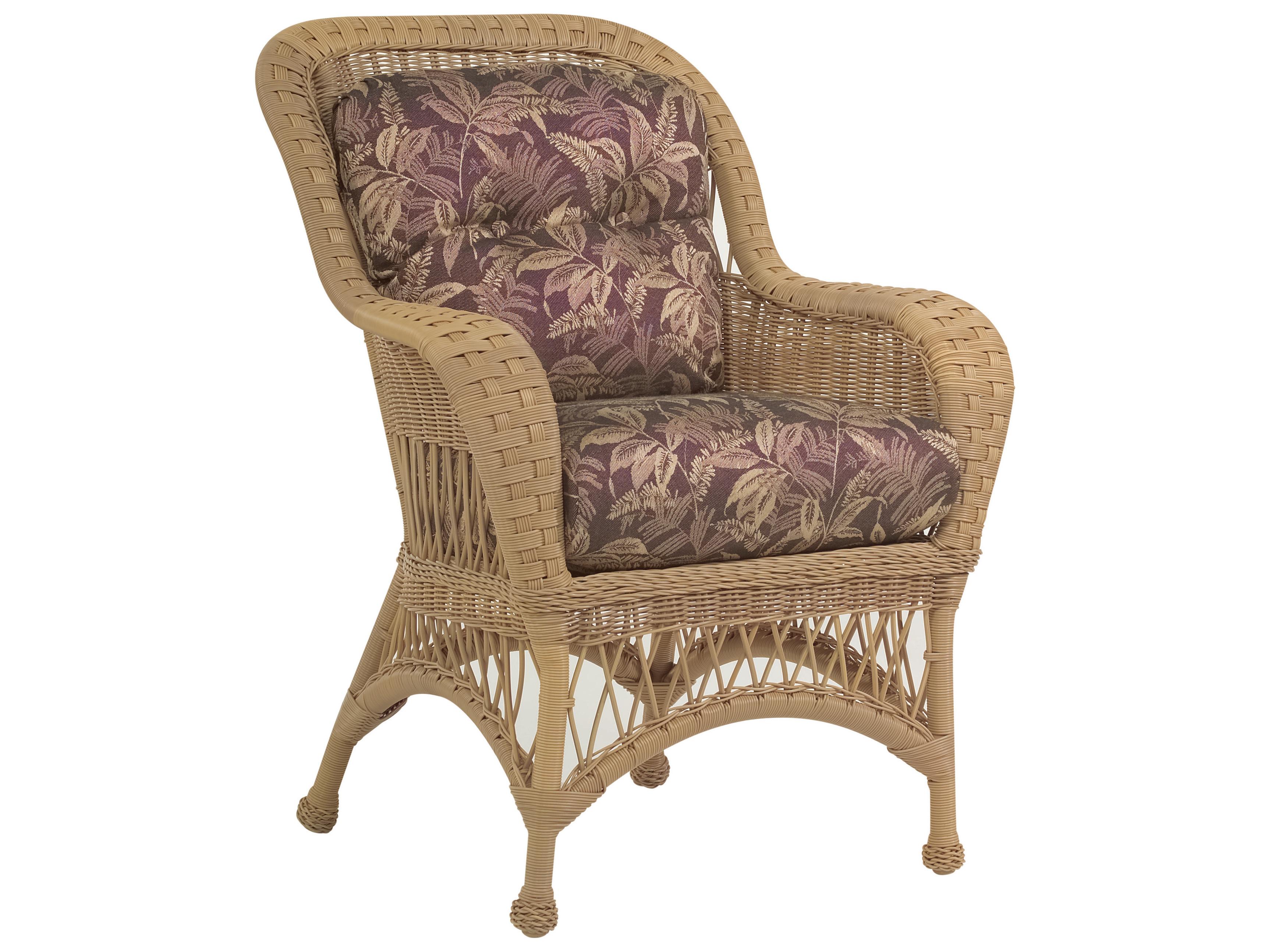 Woodard Whitecraft Sommerwind Wicker Outdoor Dining Arm Chair