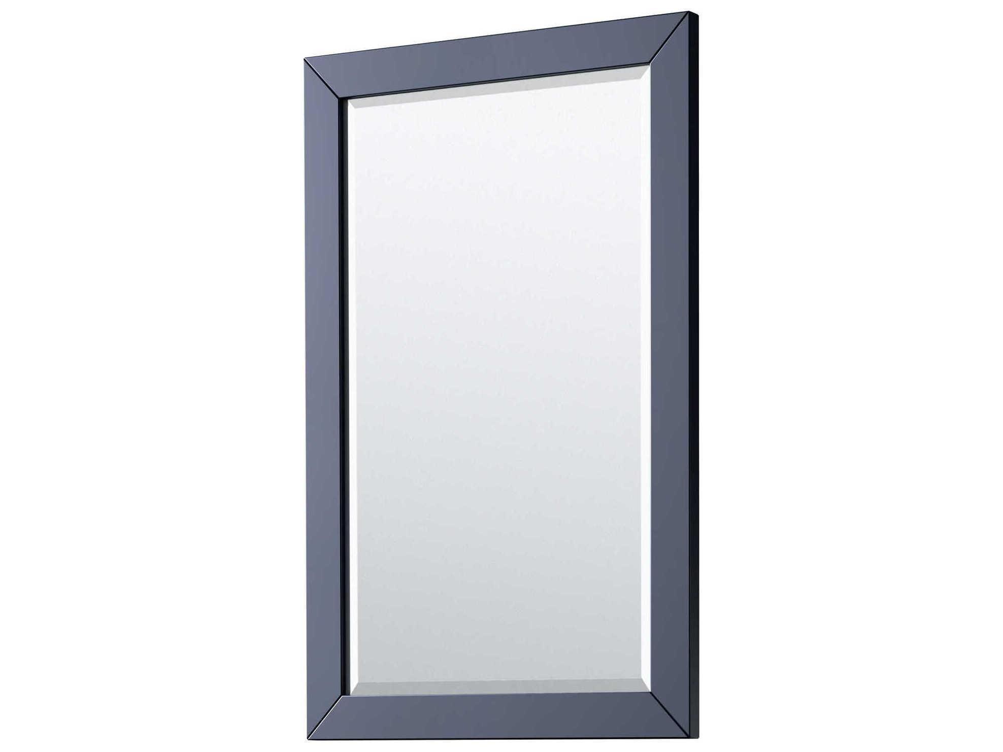 Wyndham Collection Icon 30" Dark Blue Vanity with 24" Mirror