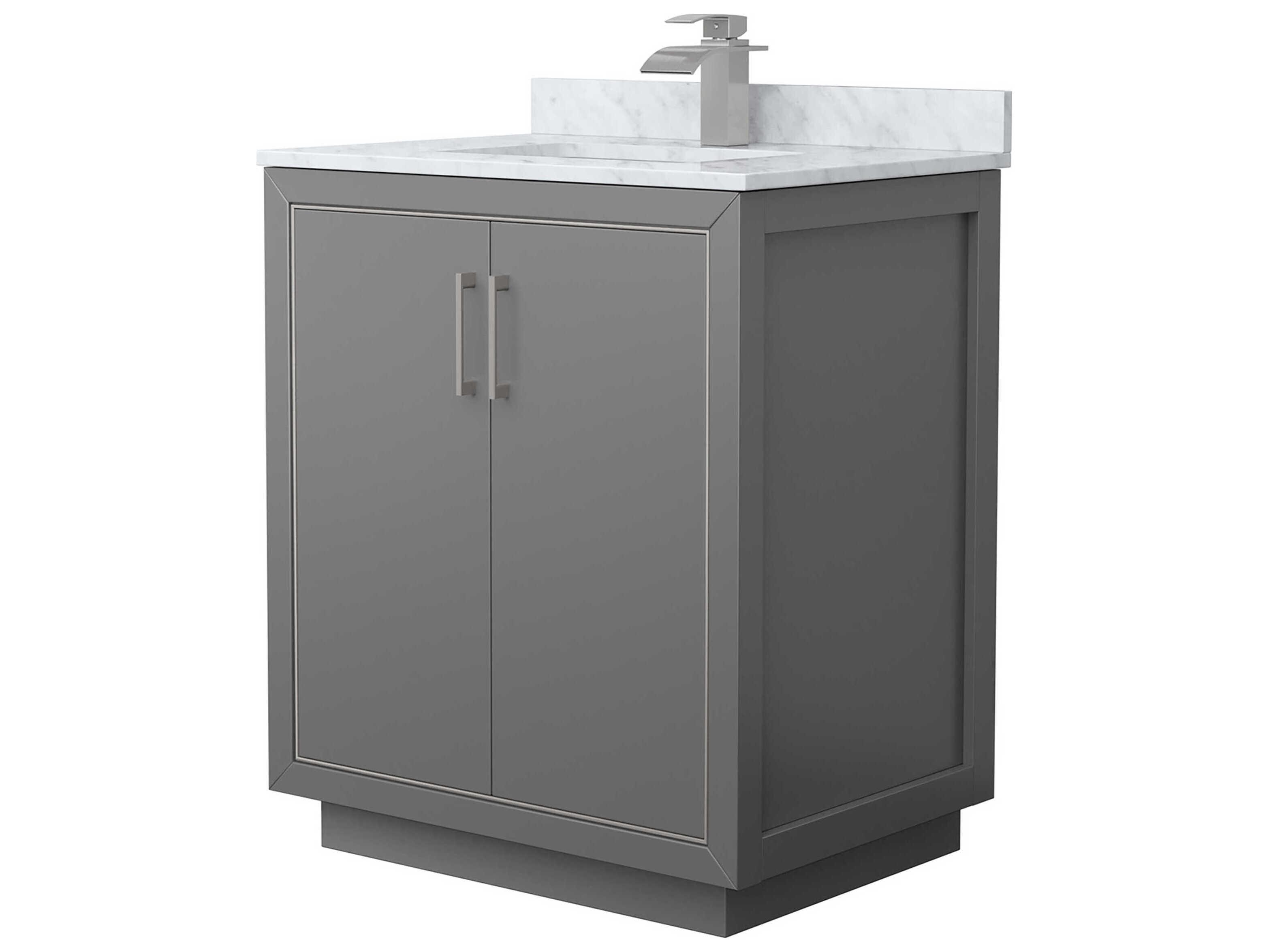 Wyndham Collection Icon 30" Dark Gray Vanity