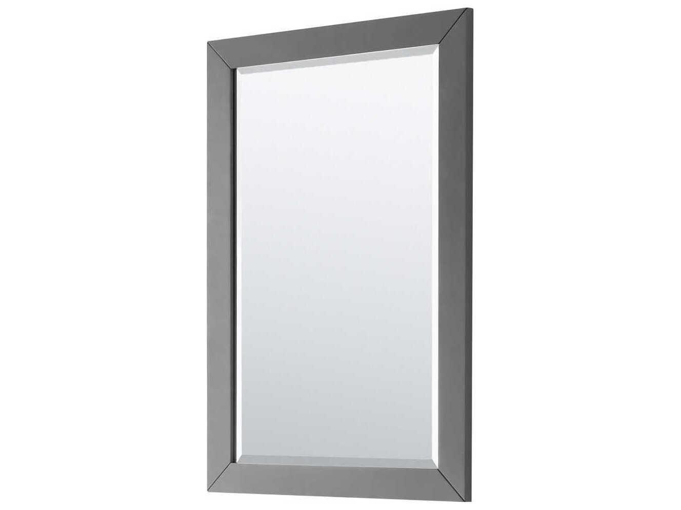 Wyndham Collection Icon 30" Dark Gray Vanity with 24" Mirror