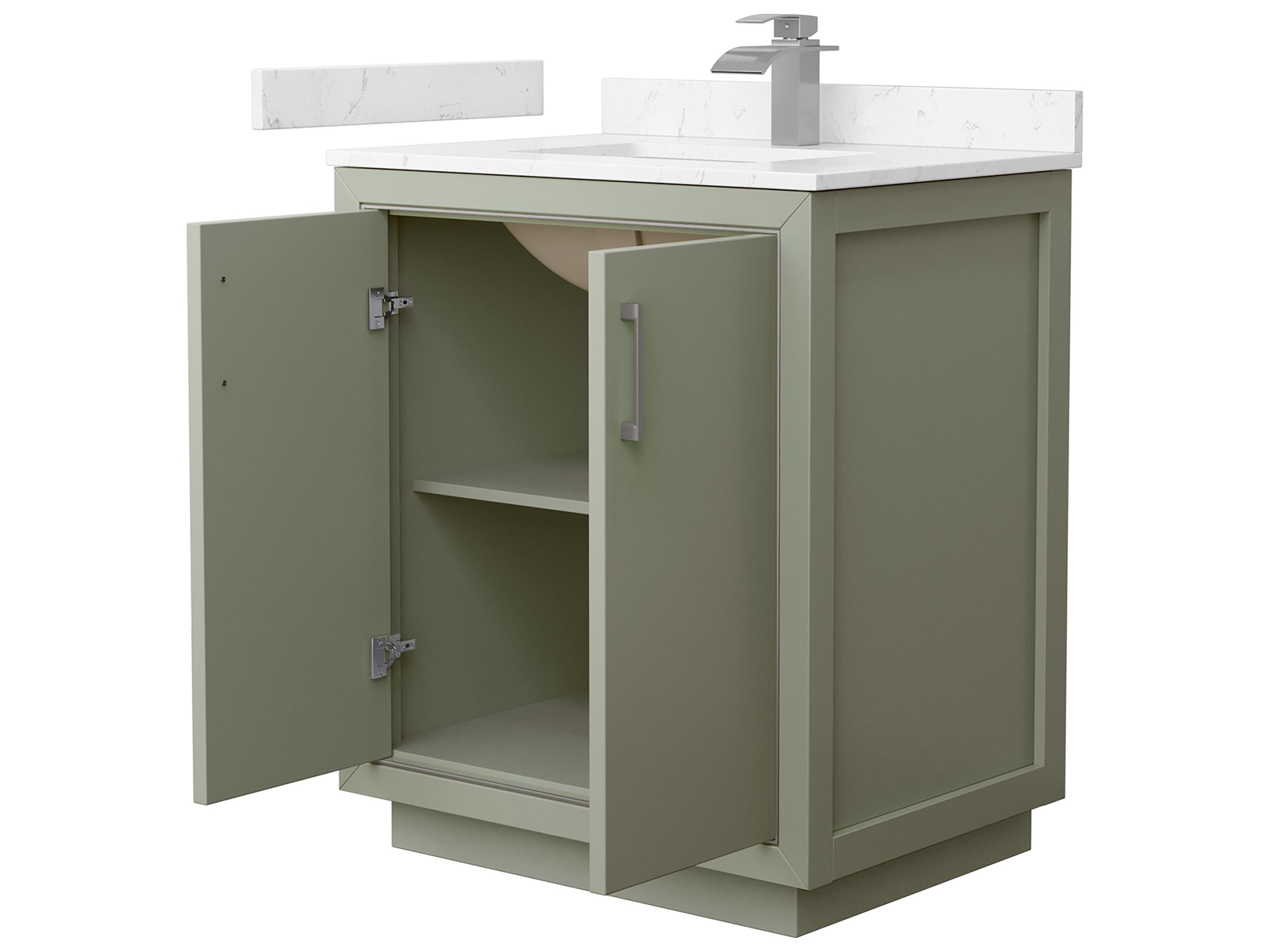 Wyndham Collection Icon 30" Light Green Vanity