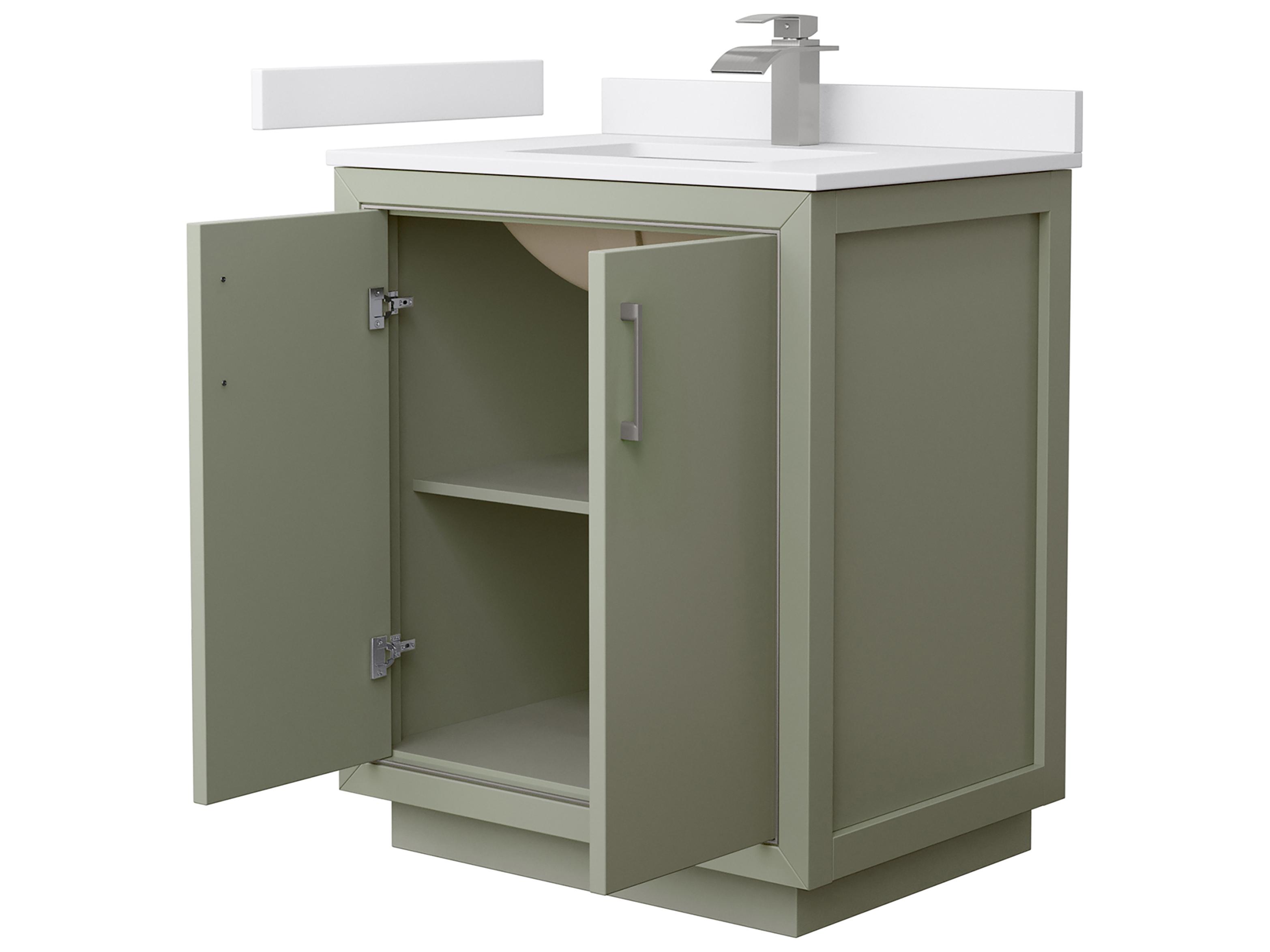Wyndham Collection Icon 30" Light Green Vanity