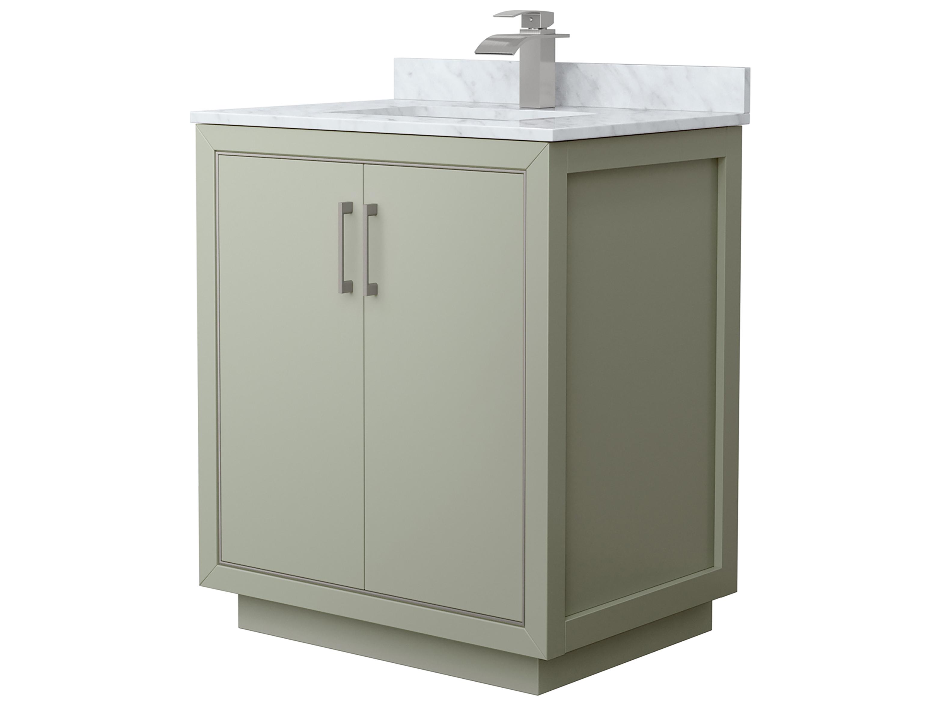 Wyndham Collection Icon 30" Light Green Vanity