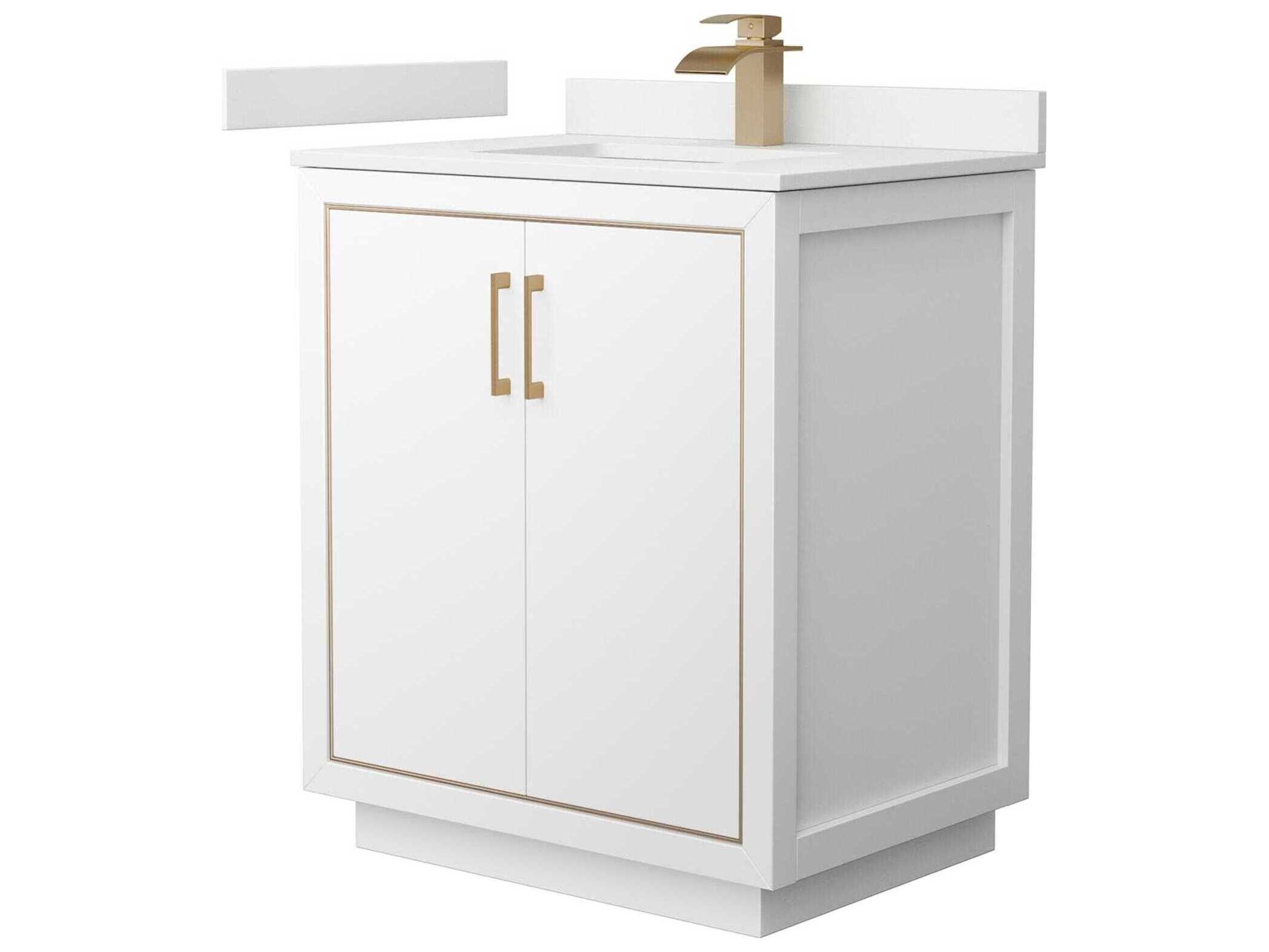 Wyndham Collection Icon 30" White Vanity