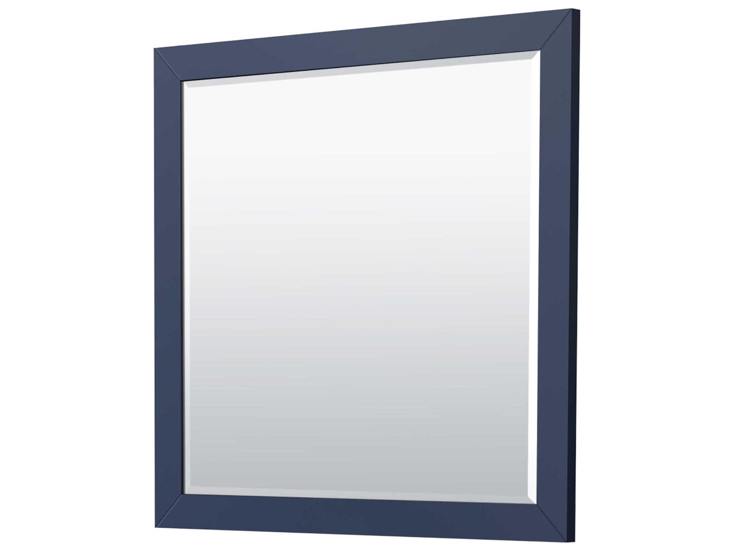 Wyndham Collection Icon 42" Dark Blue Vanity with 34" Mirror