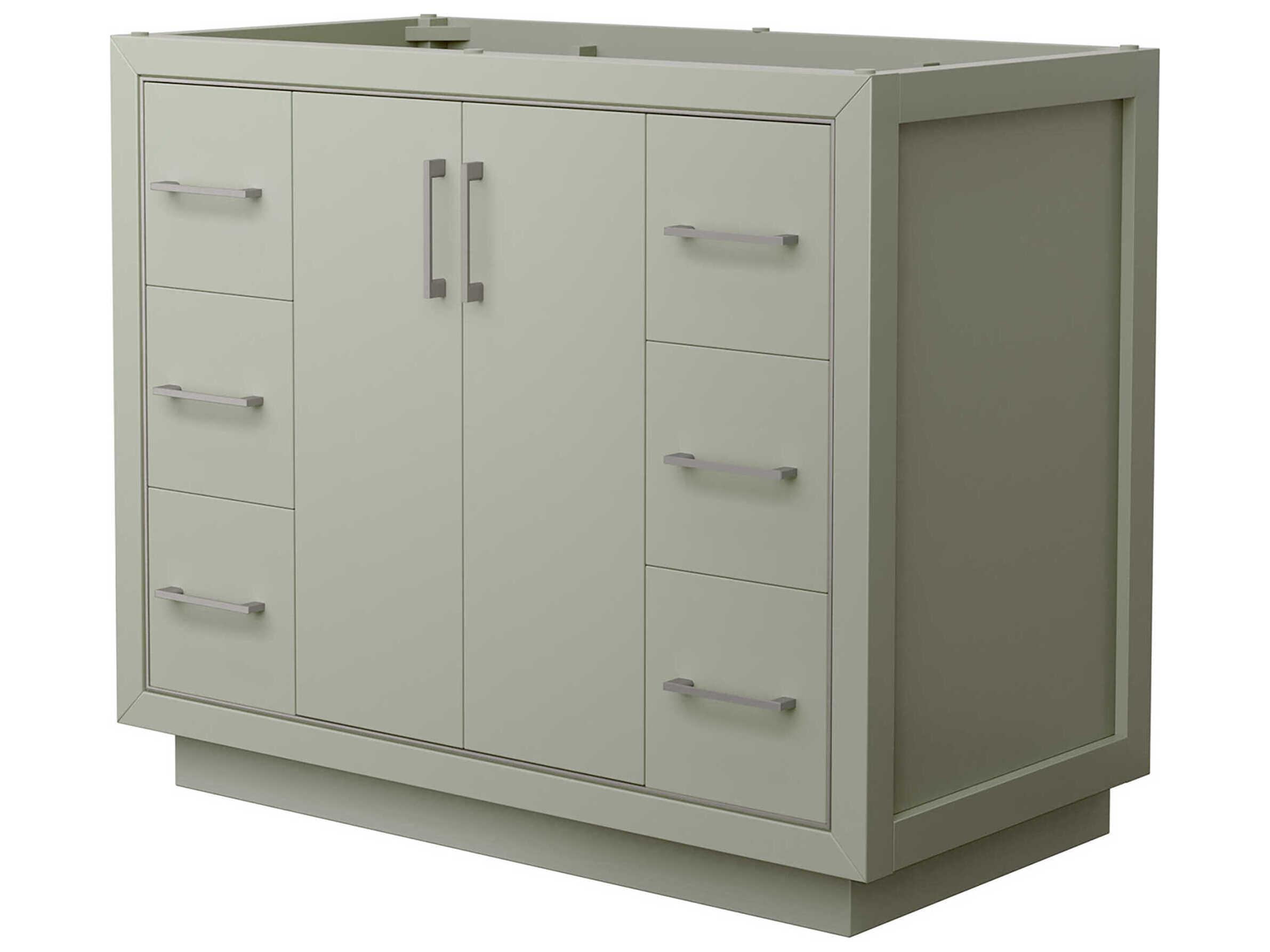 Wyndham Collection Icon 42" Light Green Vanity