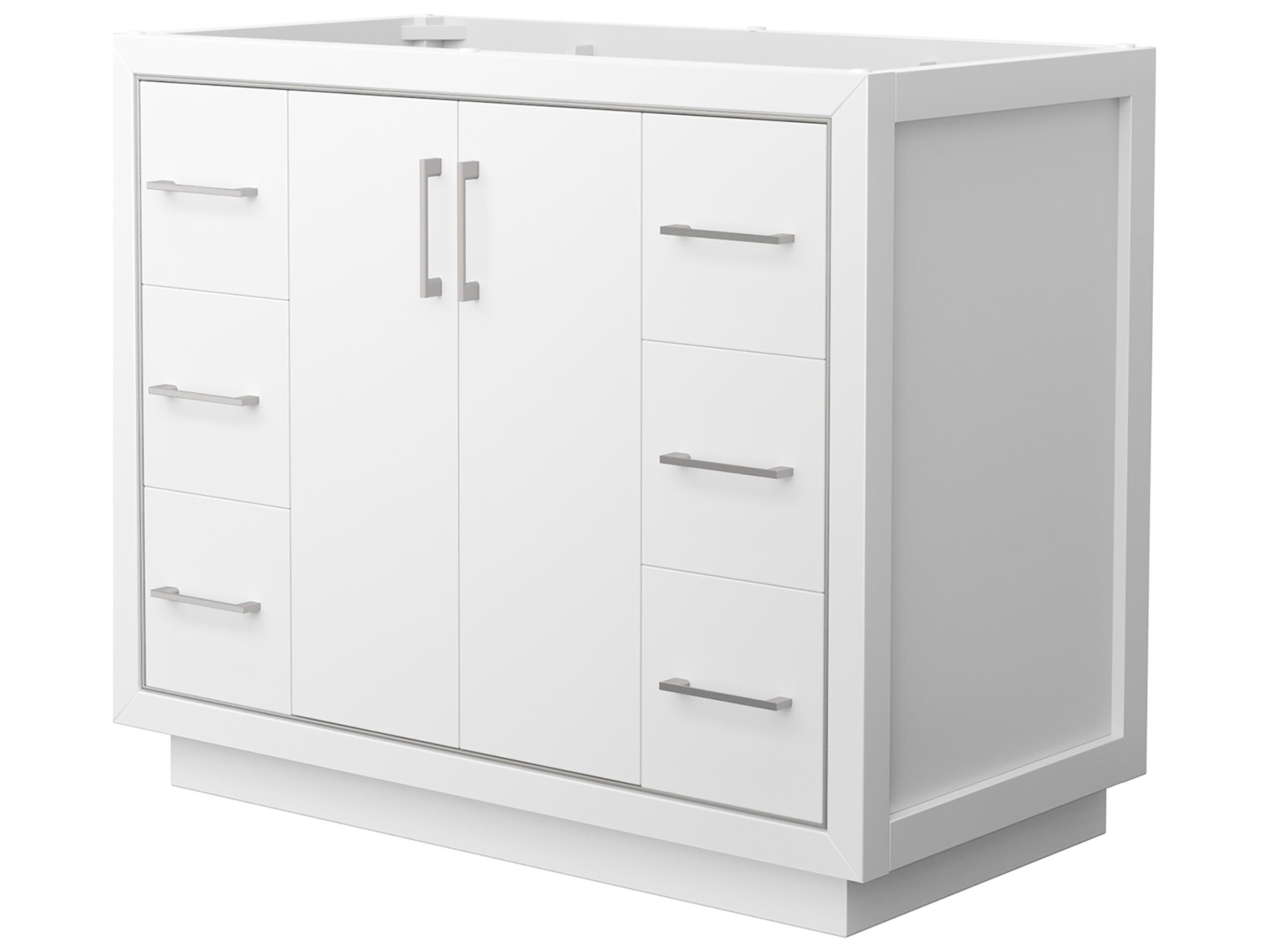 Wyndham Collection Icon 41" White Vanity