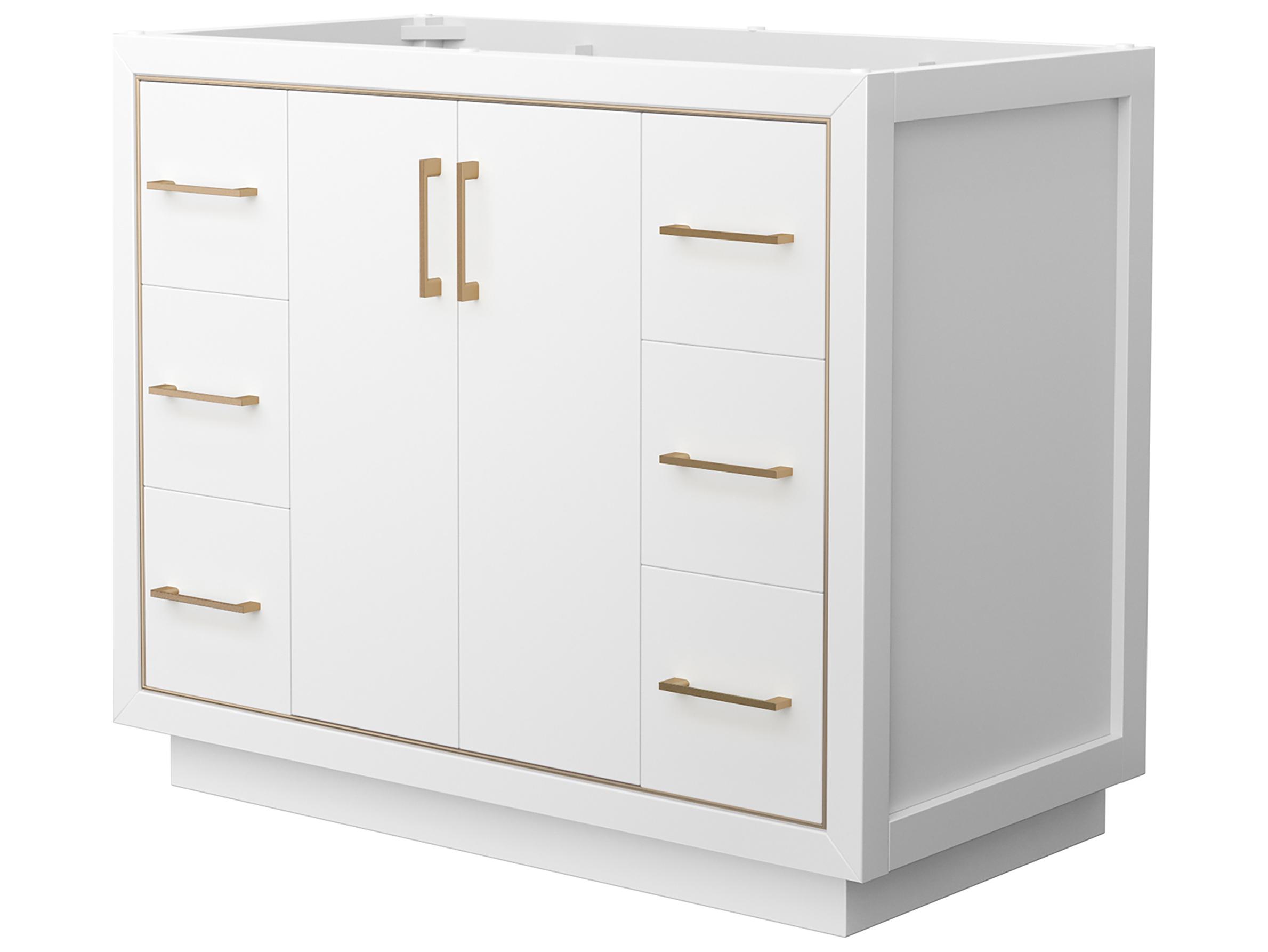 Wyndham Collection Icon 41" White Vanity