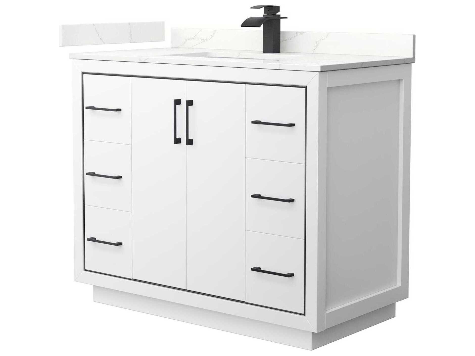 Wyndham Collection Icon 42" White Vanity