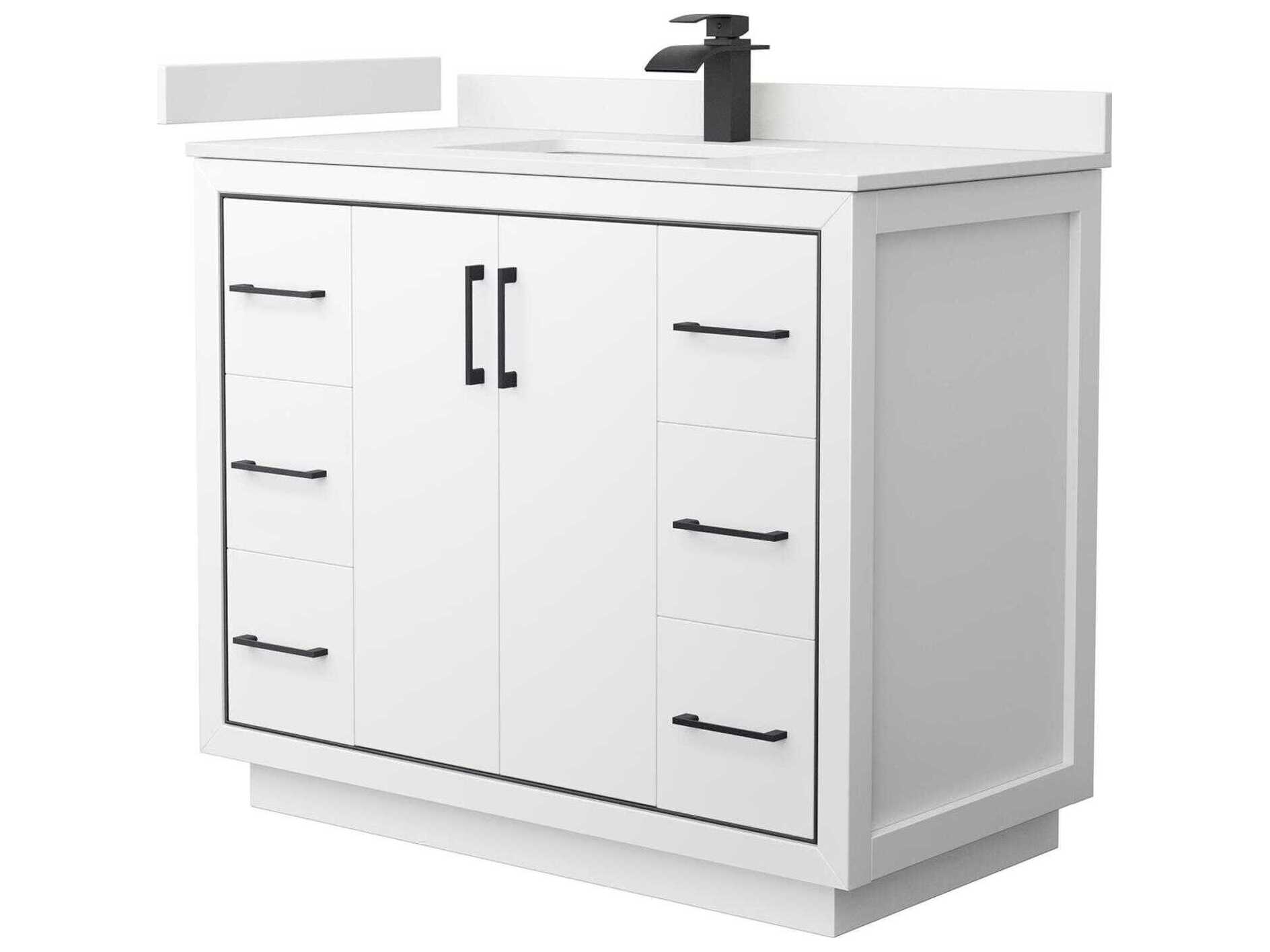Wyndham Collection Icon 42" White Vanity