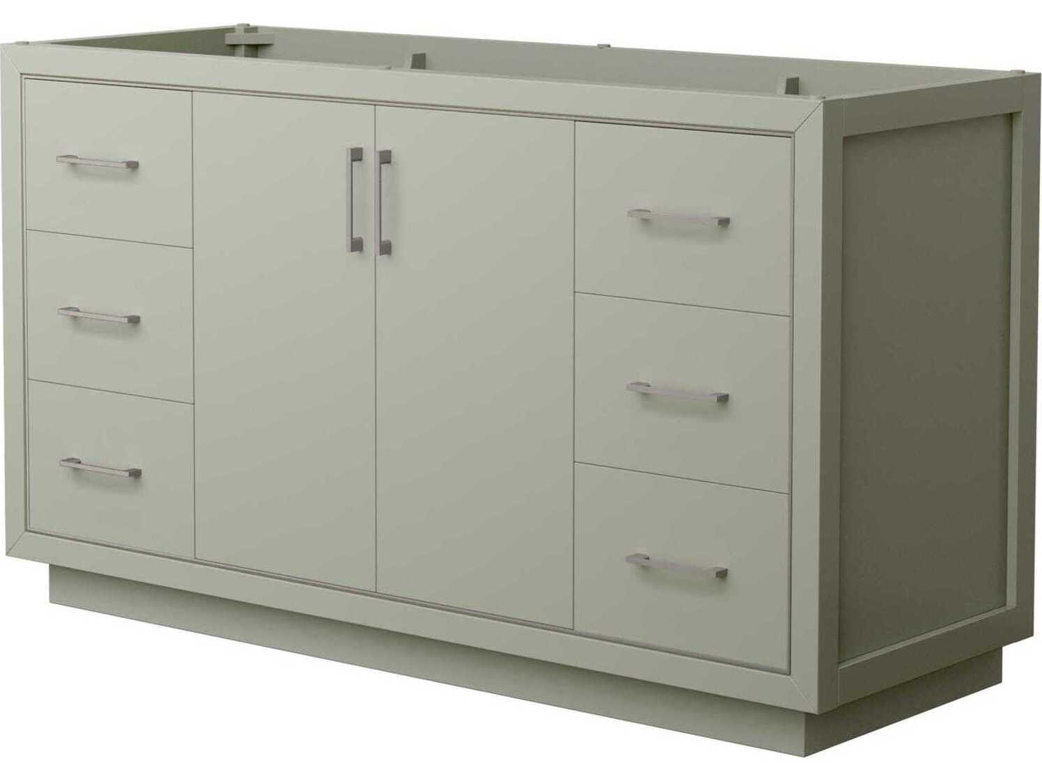 Wyndham Collection Icon 59" Light Green Vanity