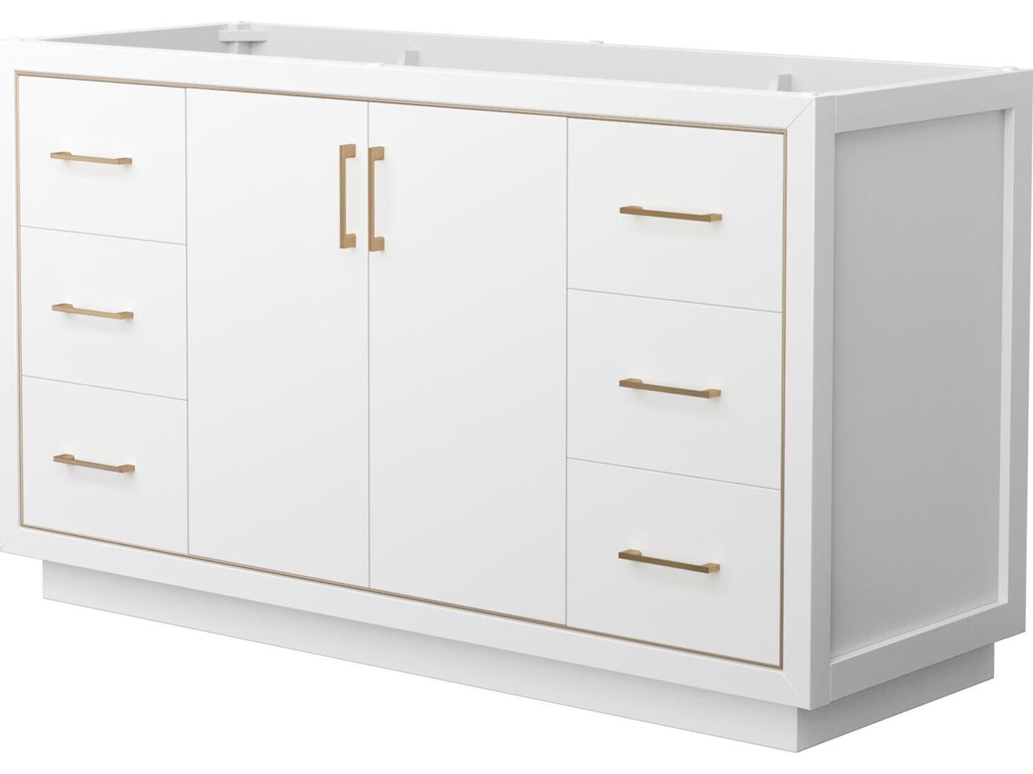 Wyndham Collection Icon 59" White Vanity