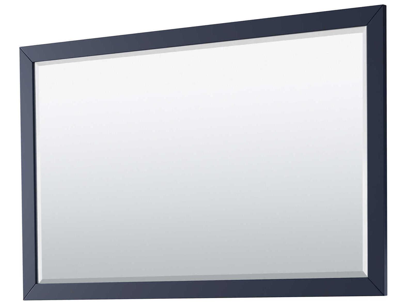 Wyndham Collection Icon 65" Dark Blue Vanity with 58" Mirror