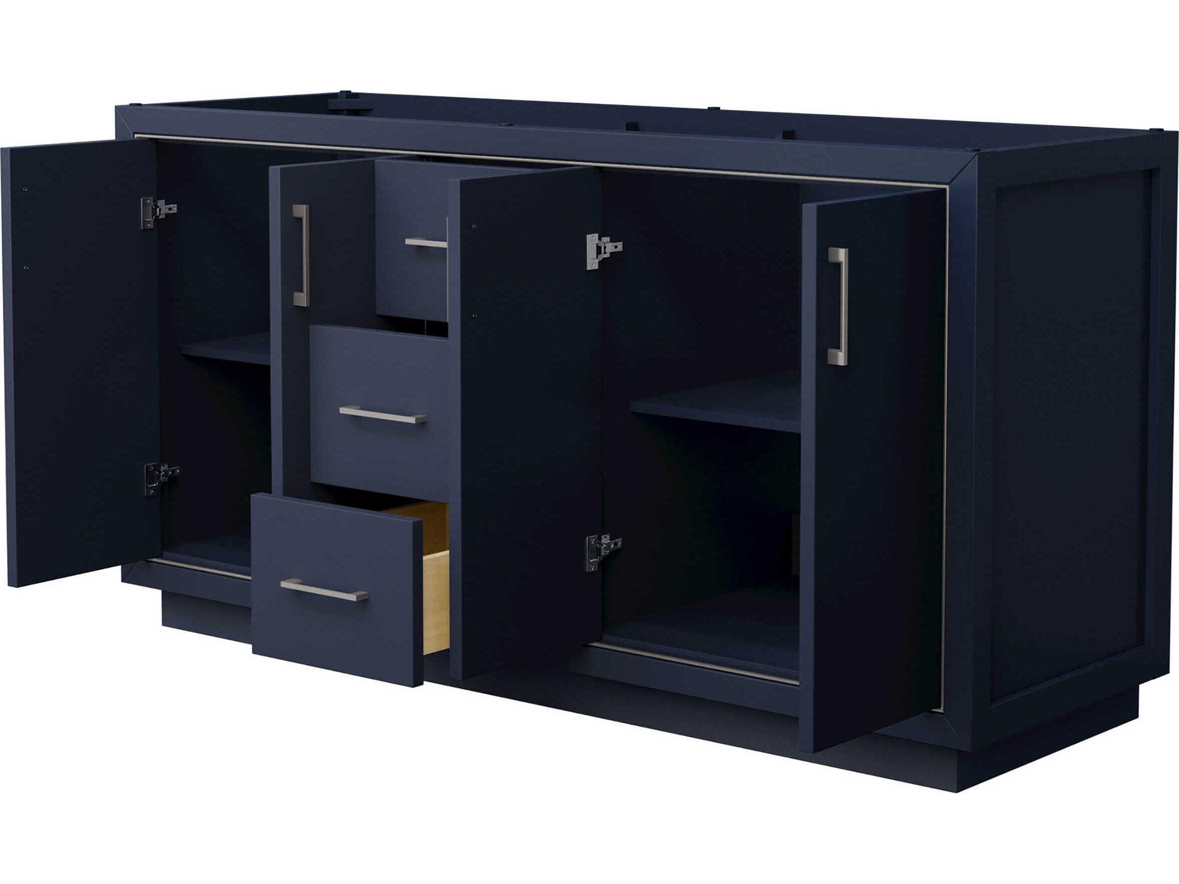 Wyndham Collection Icon 65" Dark Blue Vanity
