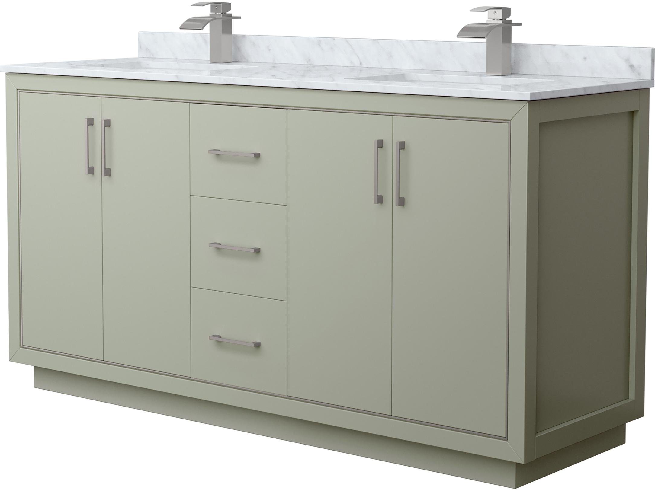 Wyndham Collection Icon 66" Light Green Vanity