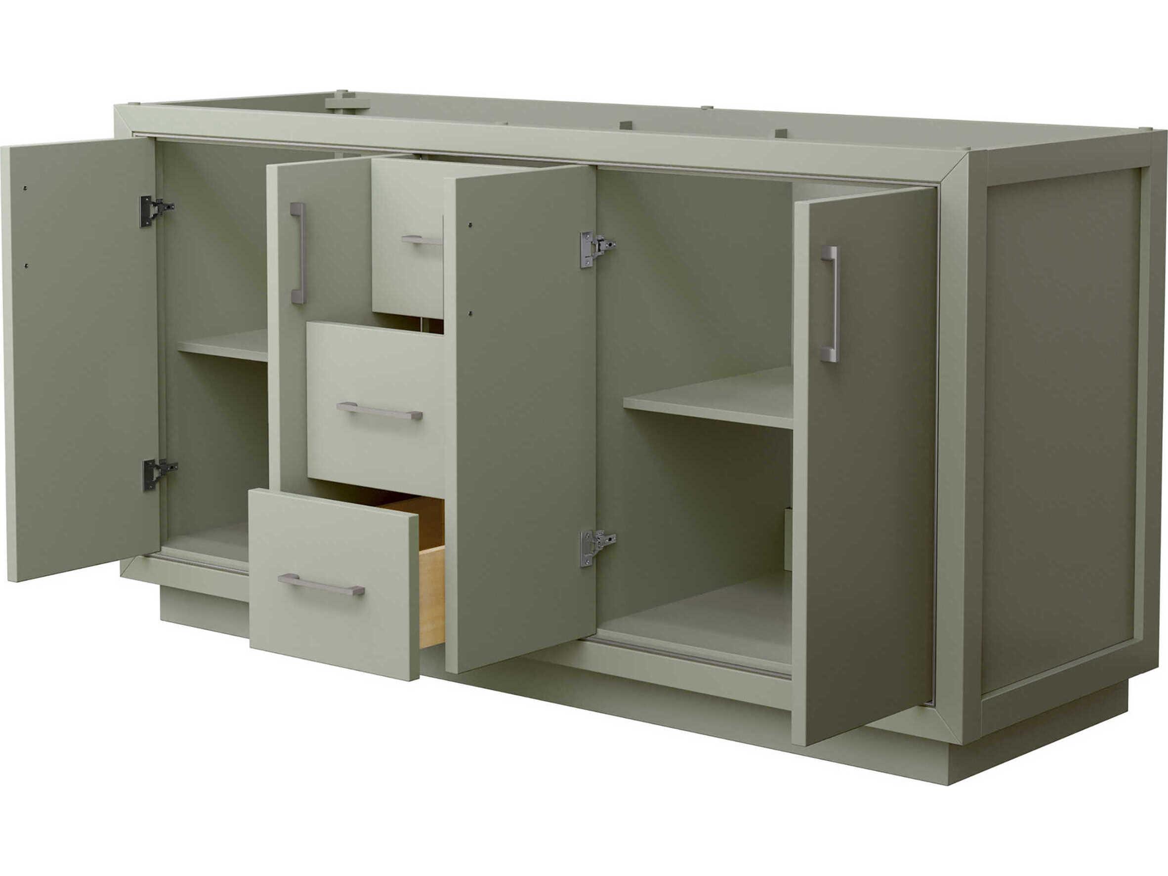 Wyndham Collection Icon 65" Light Green Vanity