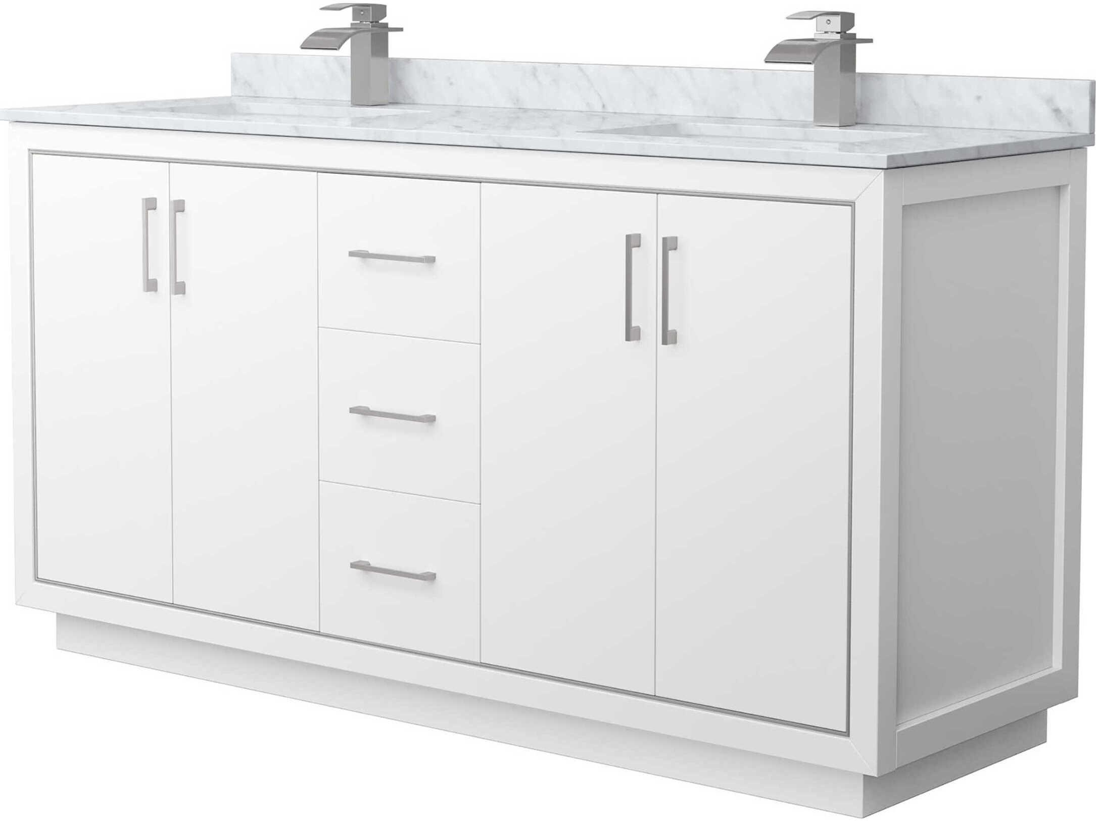 Wyndham Collection Icon 66" White Vanity