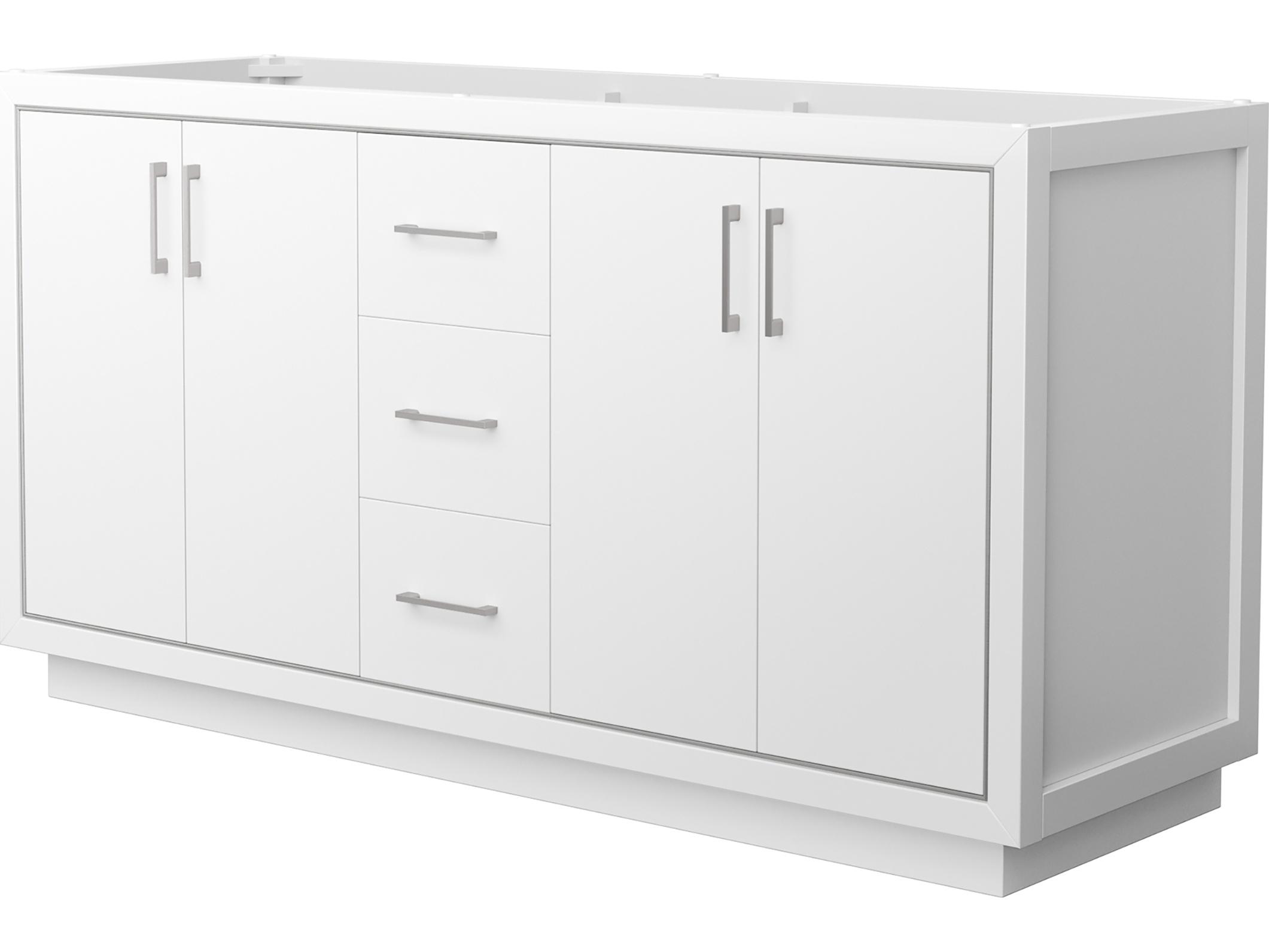 Wyndham Collection Icon 65" White Vanity