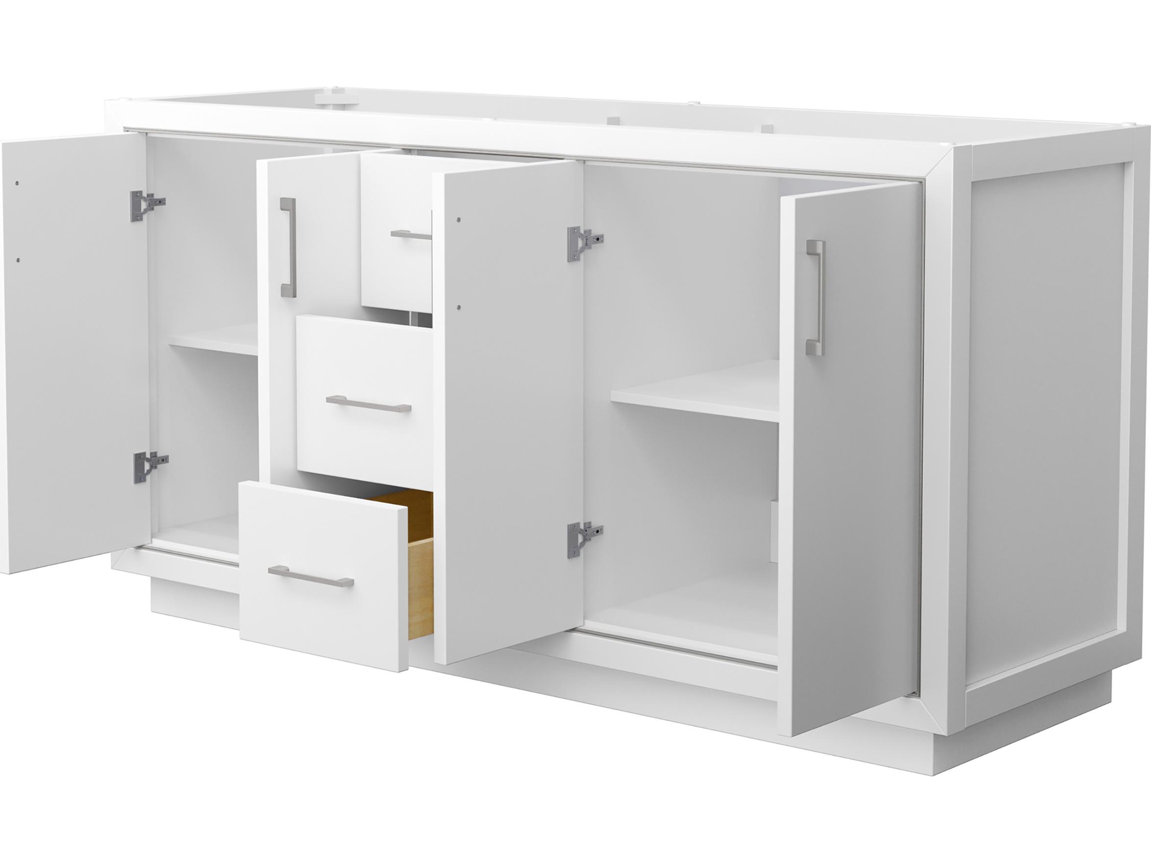 Wyndham Collection Icon 65" White Vanity