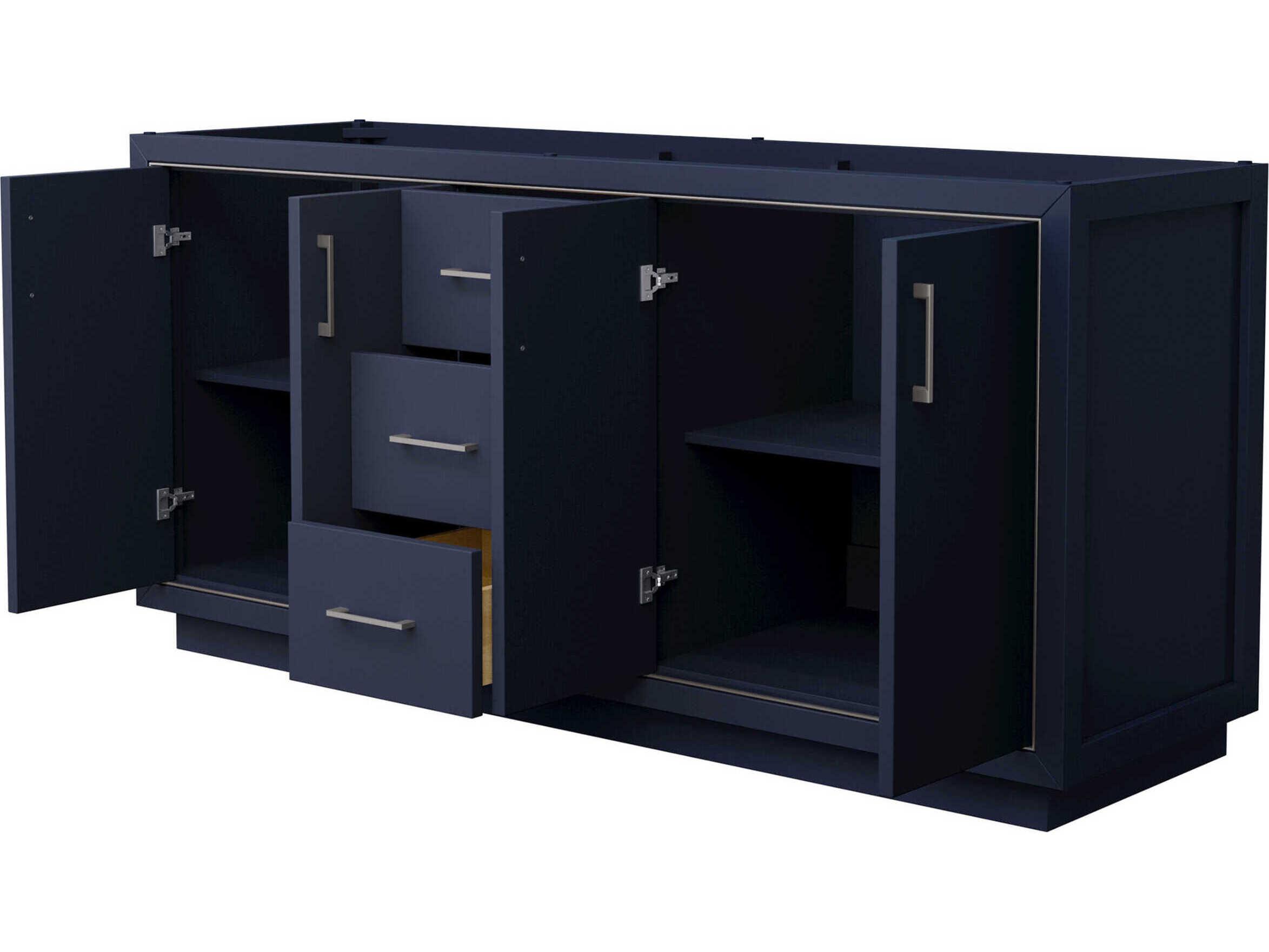 Wyndham Collection Icon 71" Dark Blue Vanity