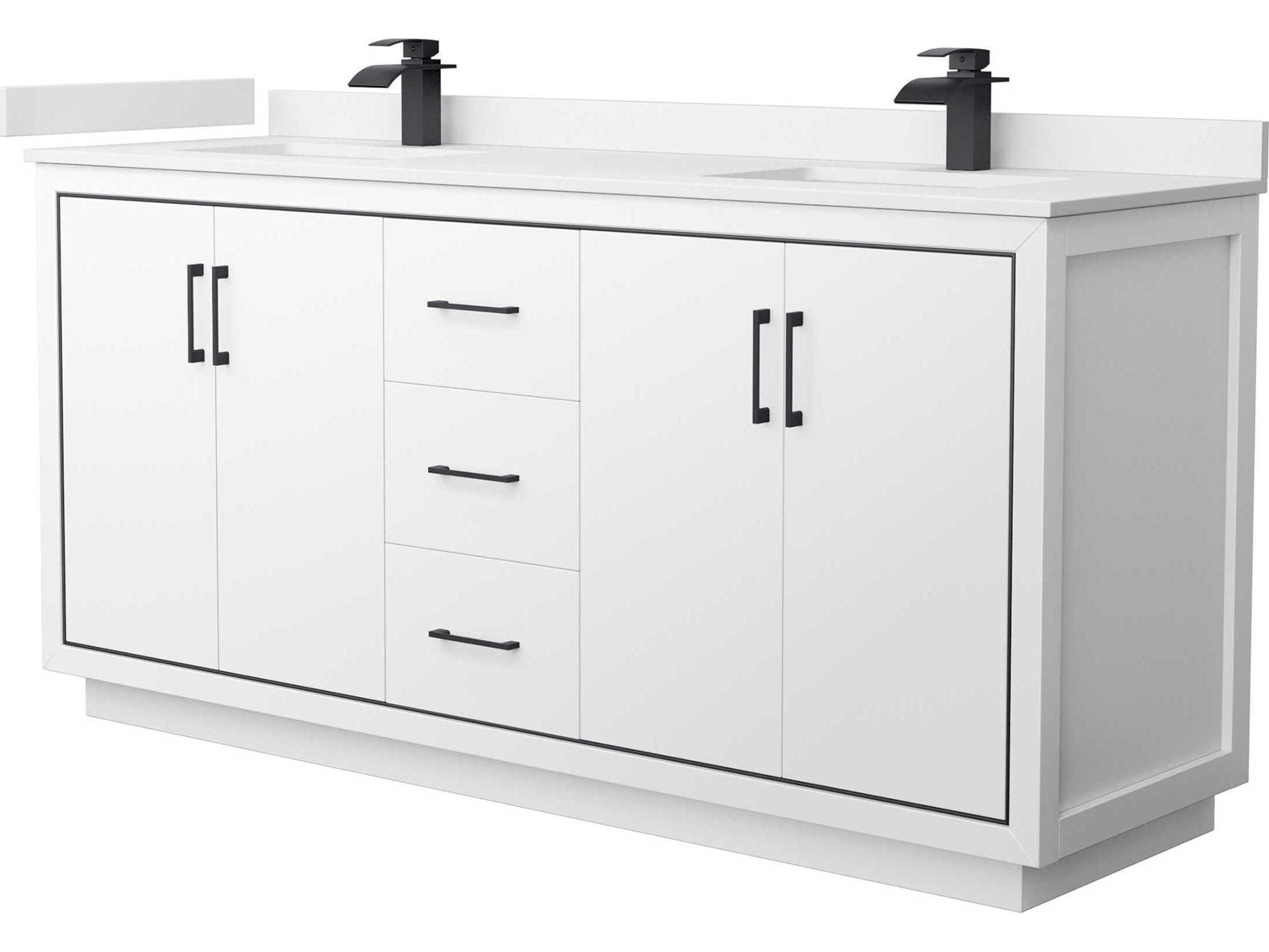 Wyndham Collection Icon 72" White Vanity