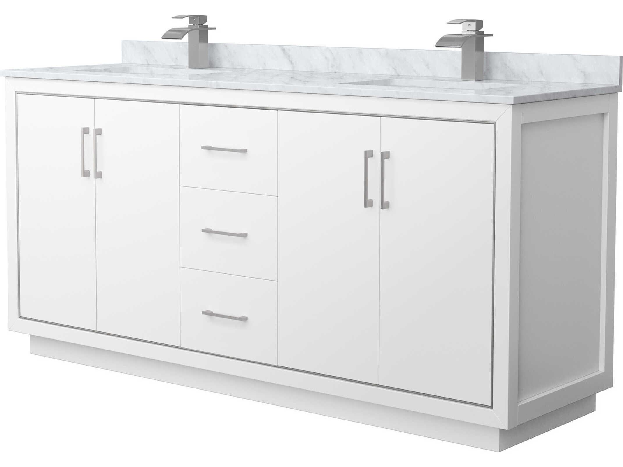 Wyndham Collection Icon 72" White Vanity