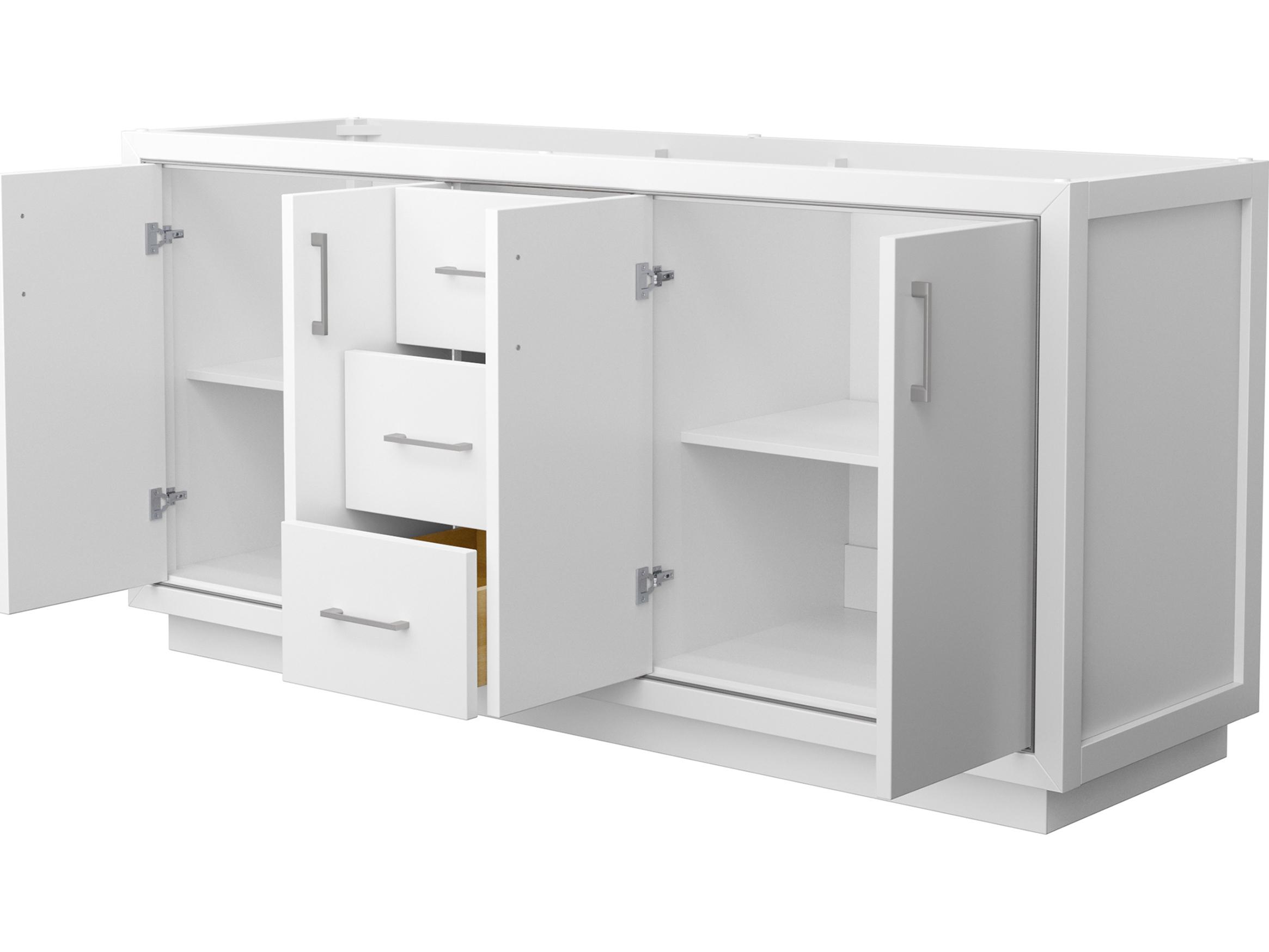 Wyndham Collection Icon 71" White Vanity