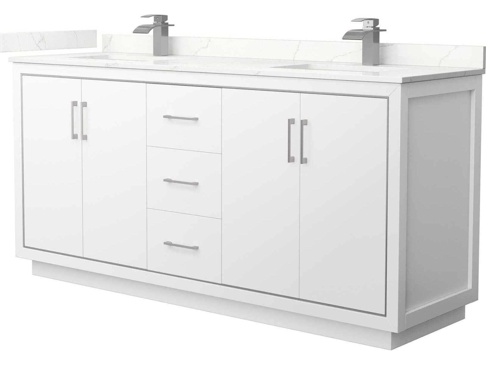 Wyndham Collection Icon 72" White Vanity