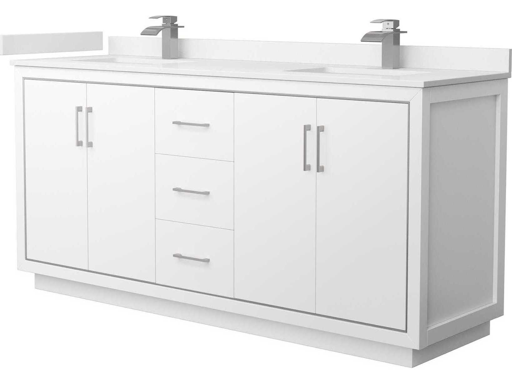 Wyndham Collection Icon 72" White Vanity