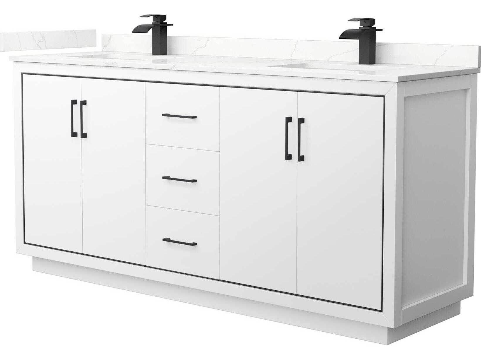 Wyndham Collection Icon 72" White Vanity