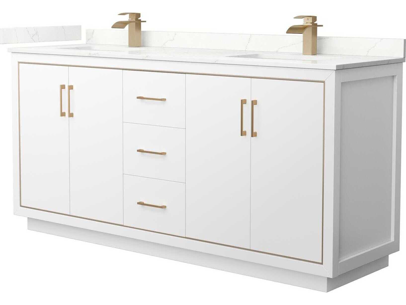 Wyndham Collection Icon 72" White Vanity
