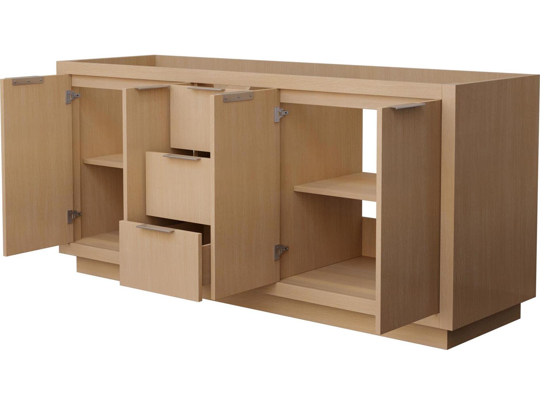 Wyndham Collection Maroni 71" Light Straw Vanity