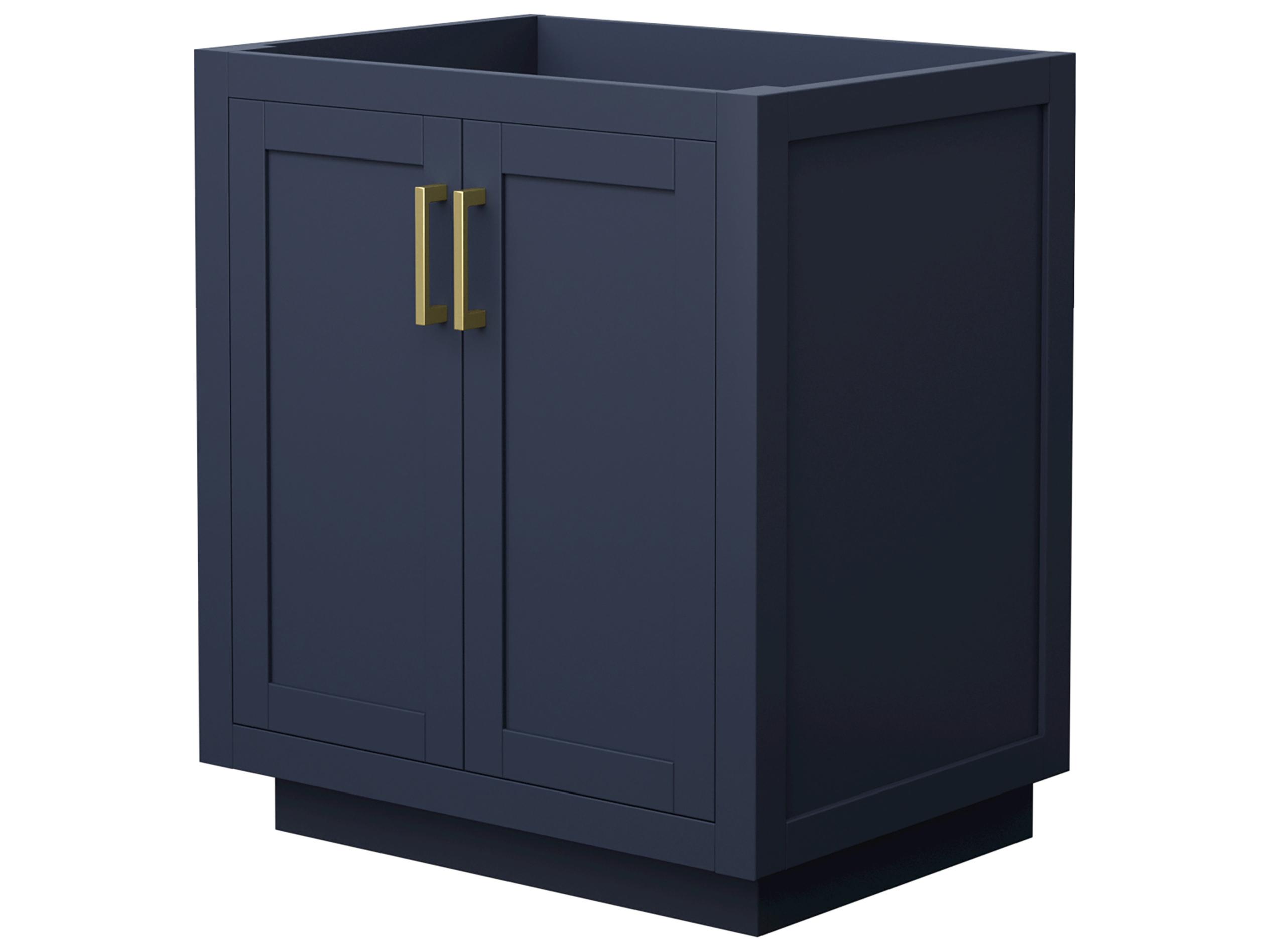 Wyndham Collection Miranda 29" Dark Blue Vanity