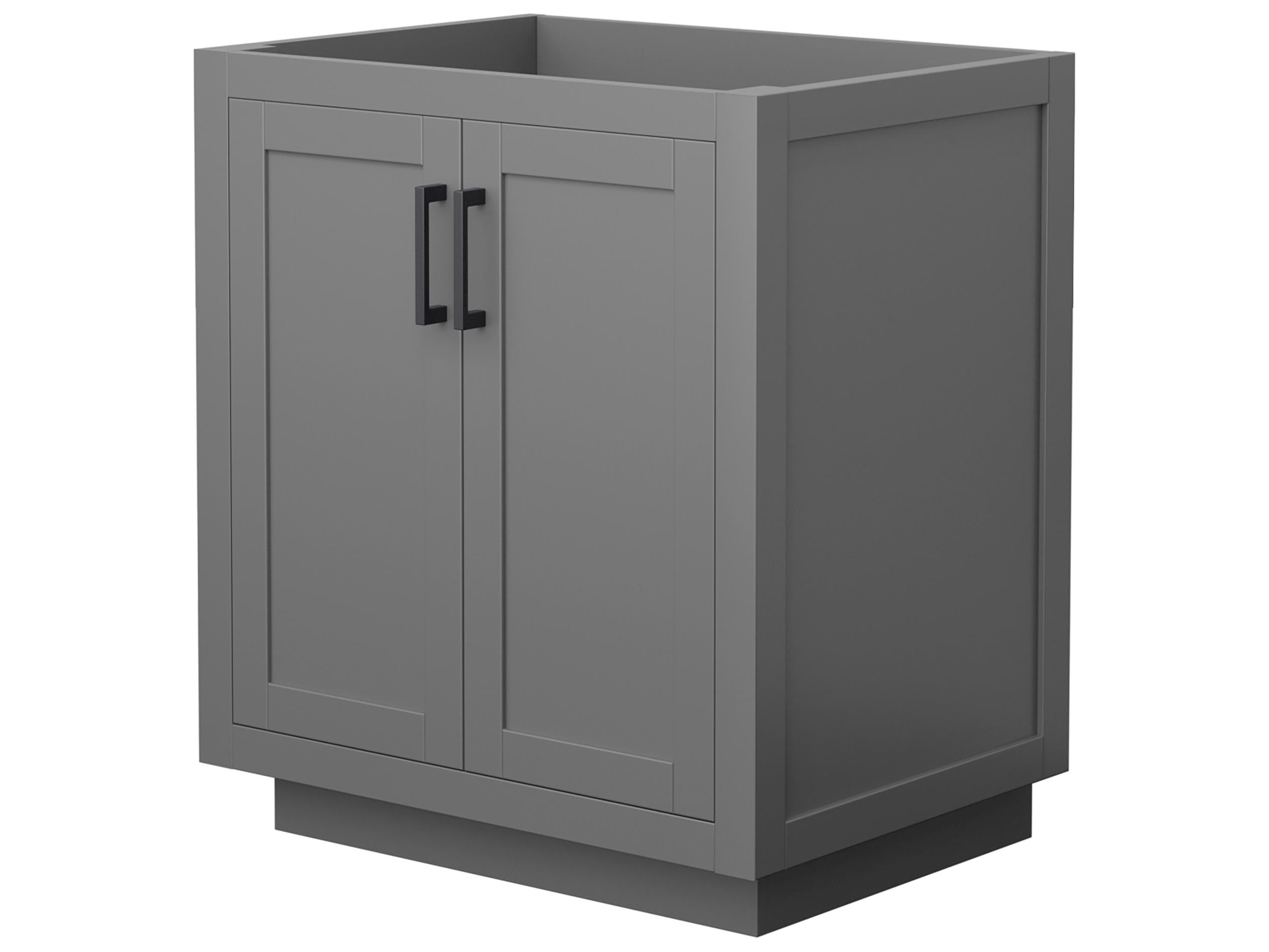 Wyndham Collection Miranda 29" Dark Gray Vanity