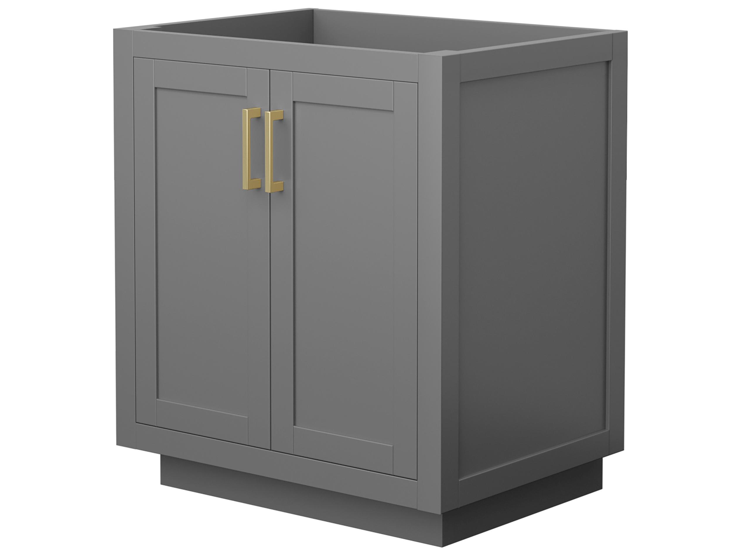 Wyndham Collection Miranda 29" Dark Gray Vanity
