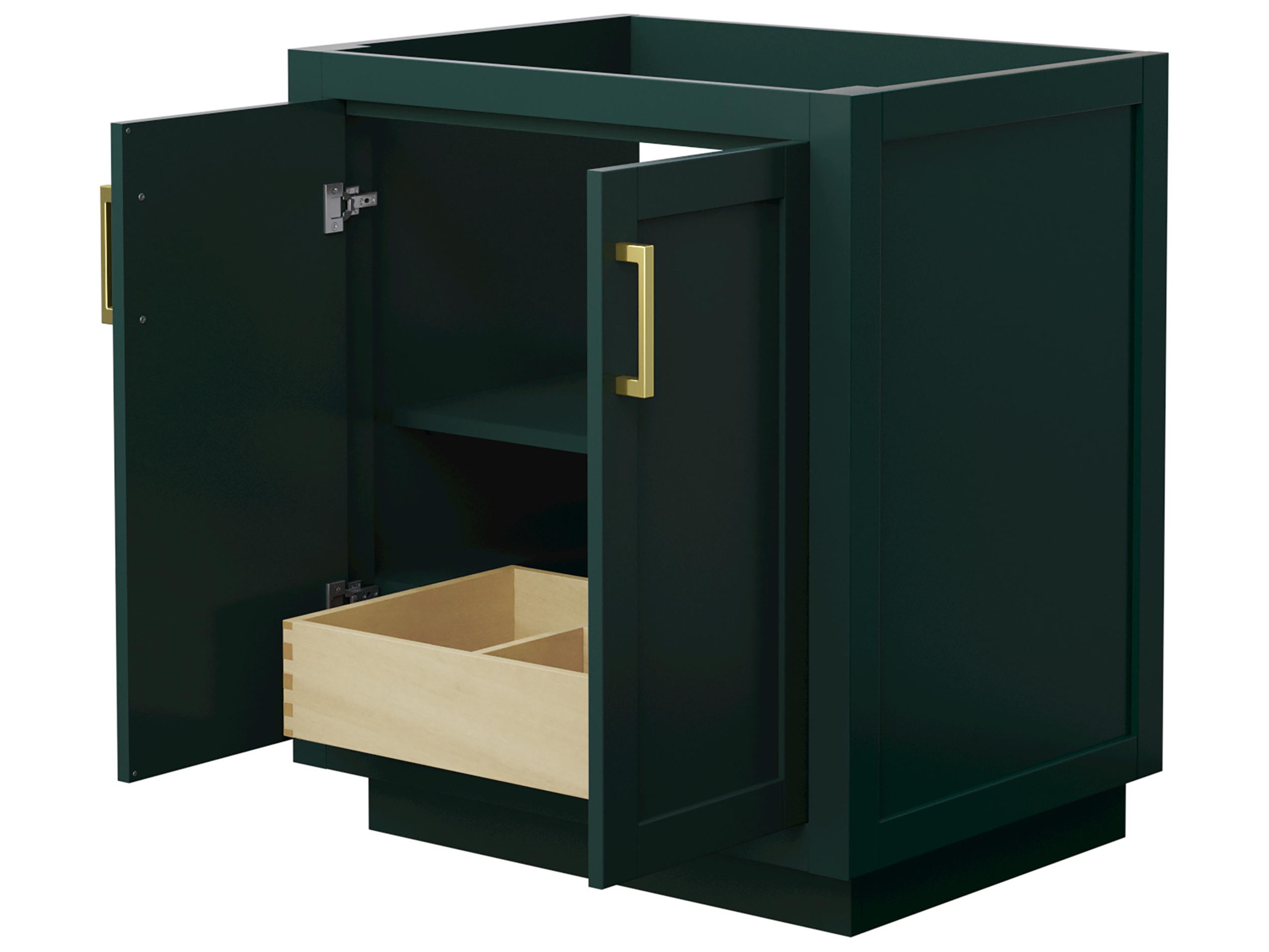 Wyndham Collection Miranda 29" Green Vanity