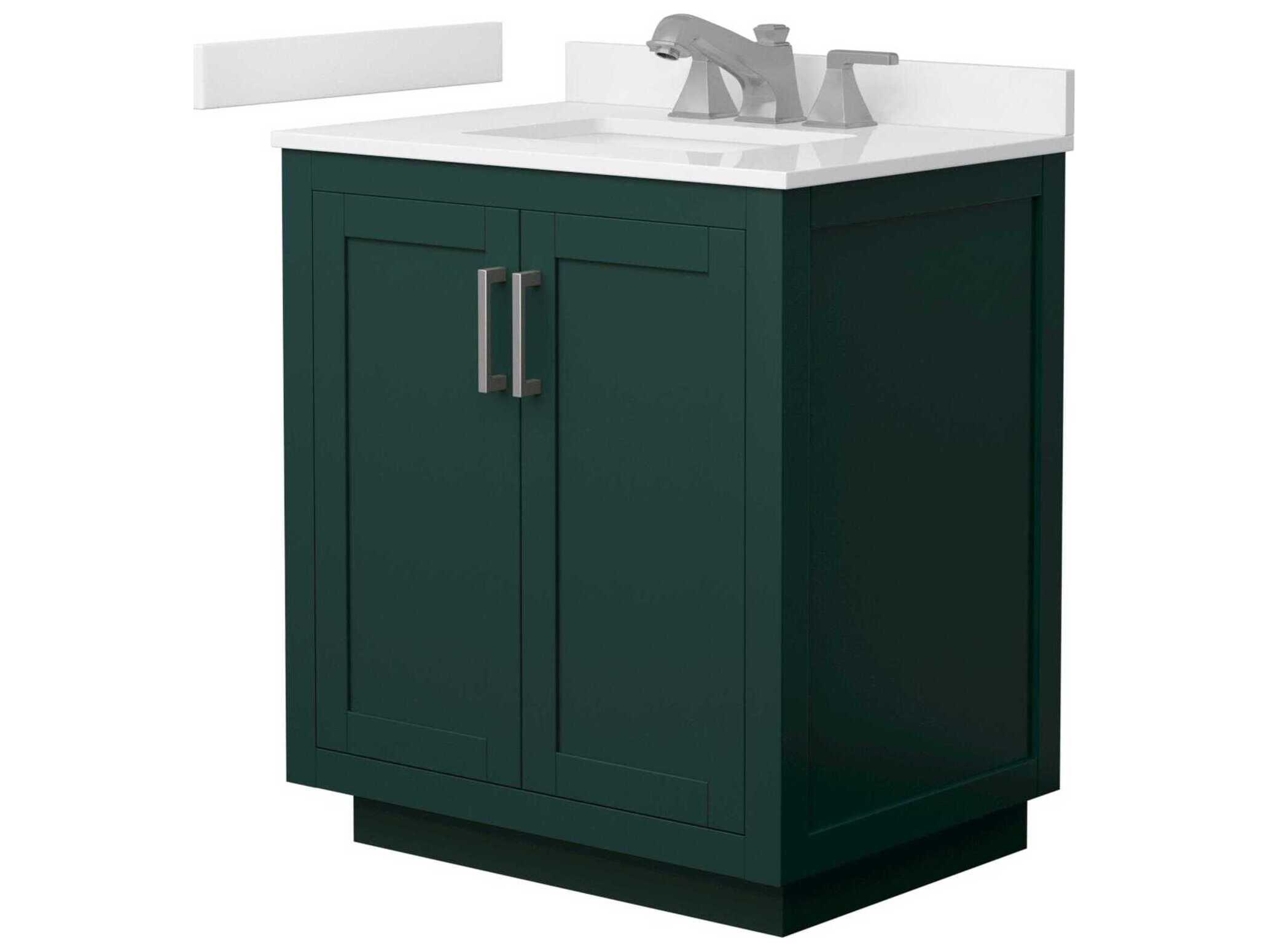 Wyndham Collection Miranda 30" Green Vanity