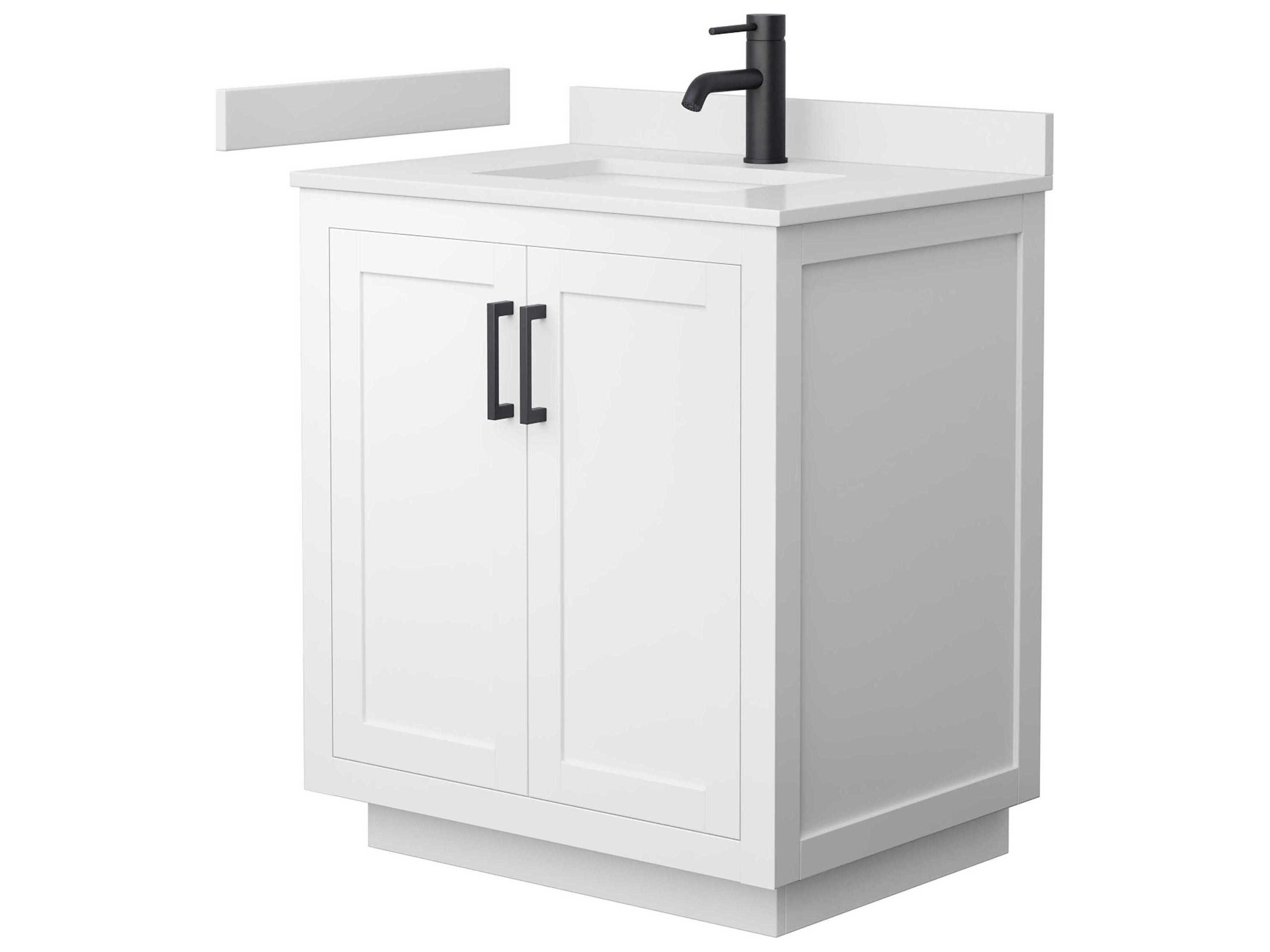 Wyndham Collection Miranda 30" White Vanity