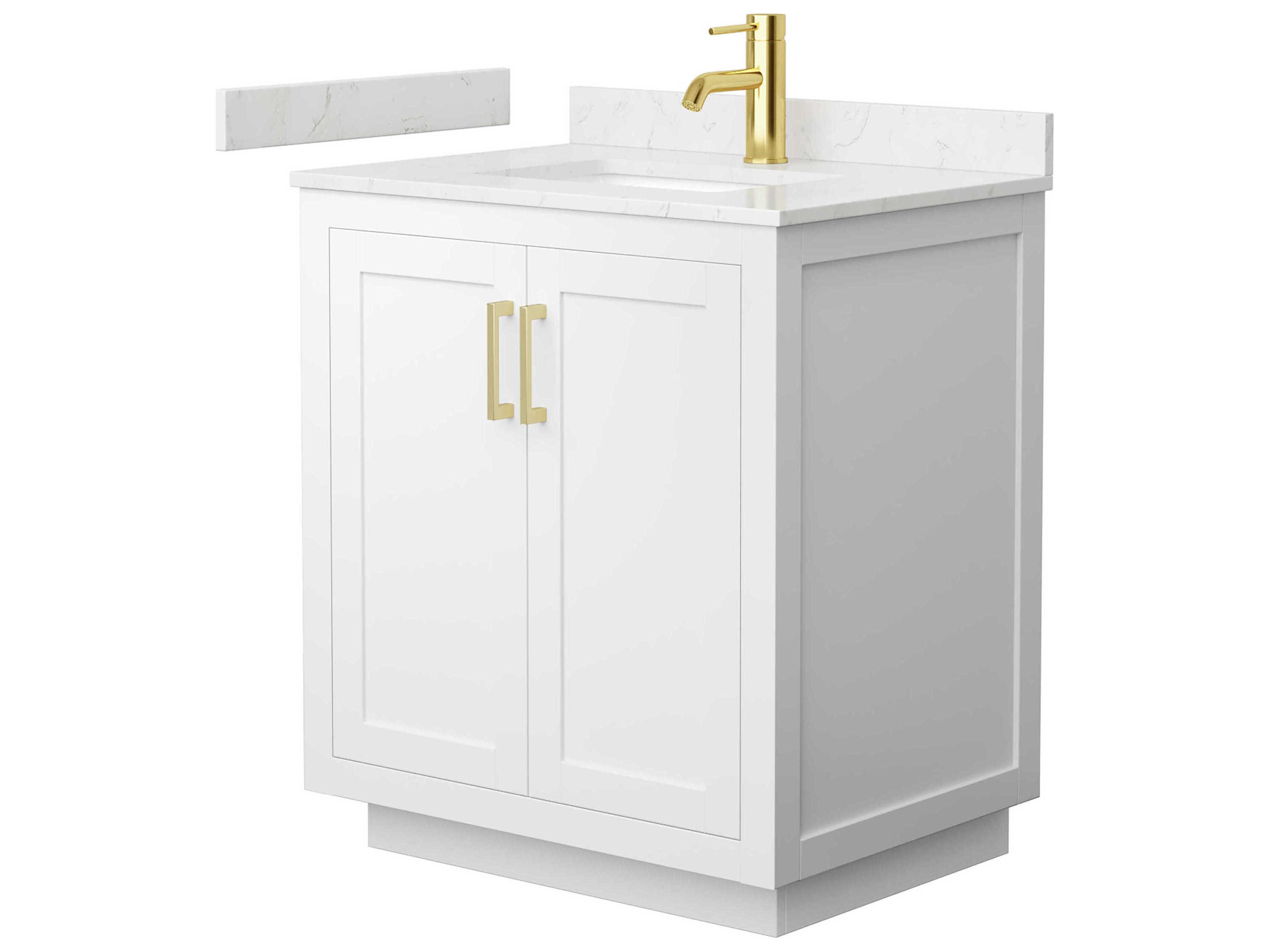Wyndham Collection Miranda 30" White Vanity