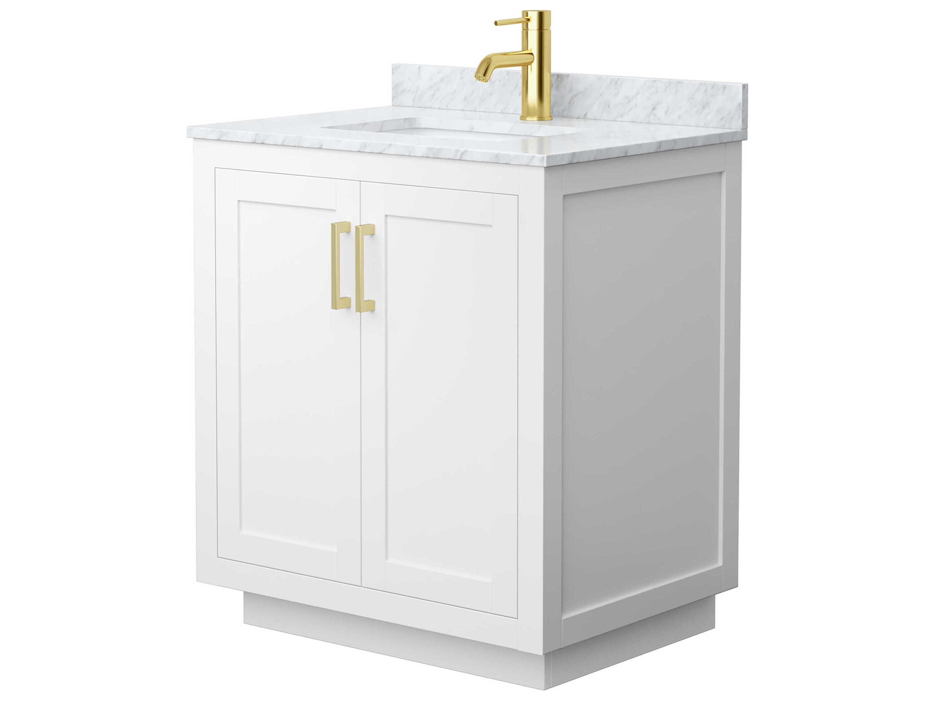 Wyndham Collection Miranda 30" White Vanity