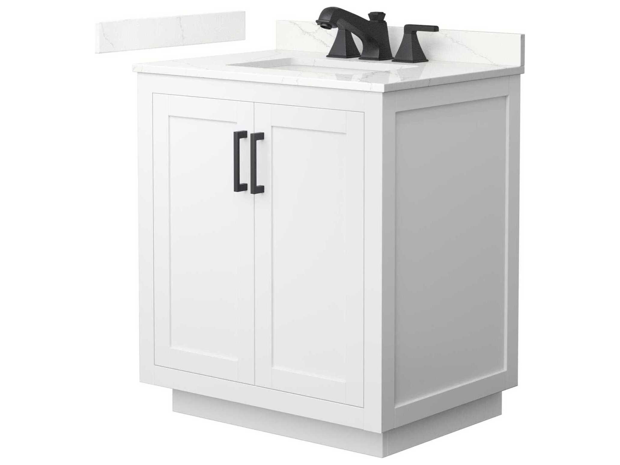 Wyndham Collection Miranda 30" White Vanity