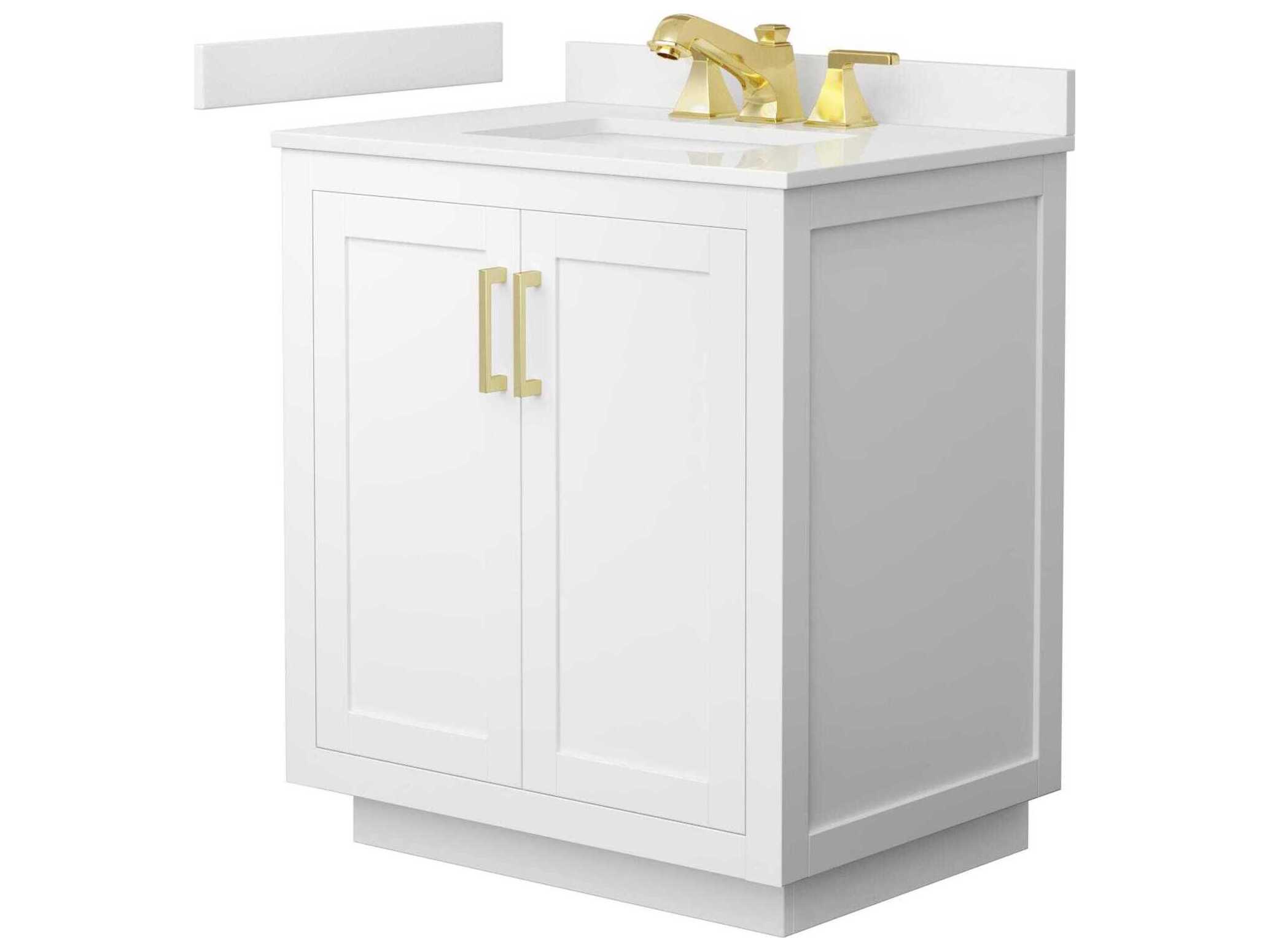 Wyndham Collection Miranda 30" White Vanity
