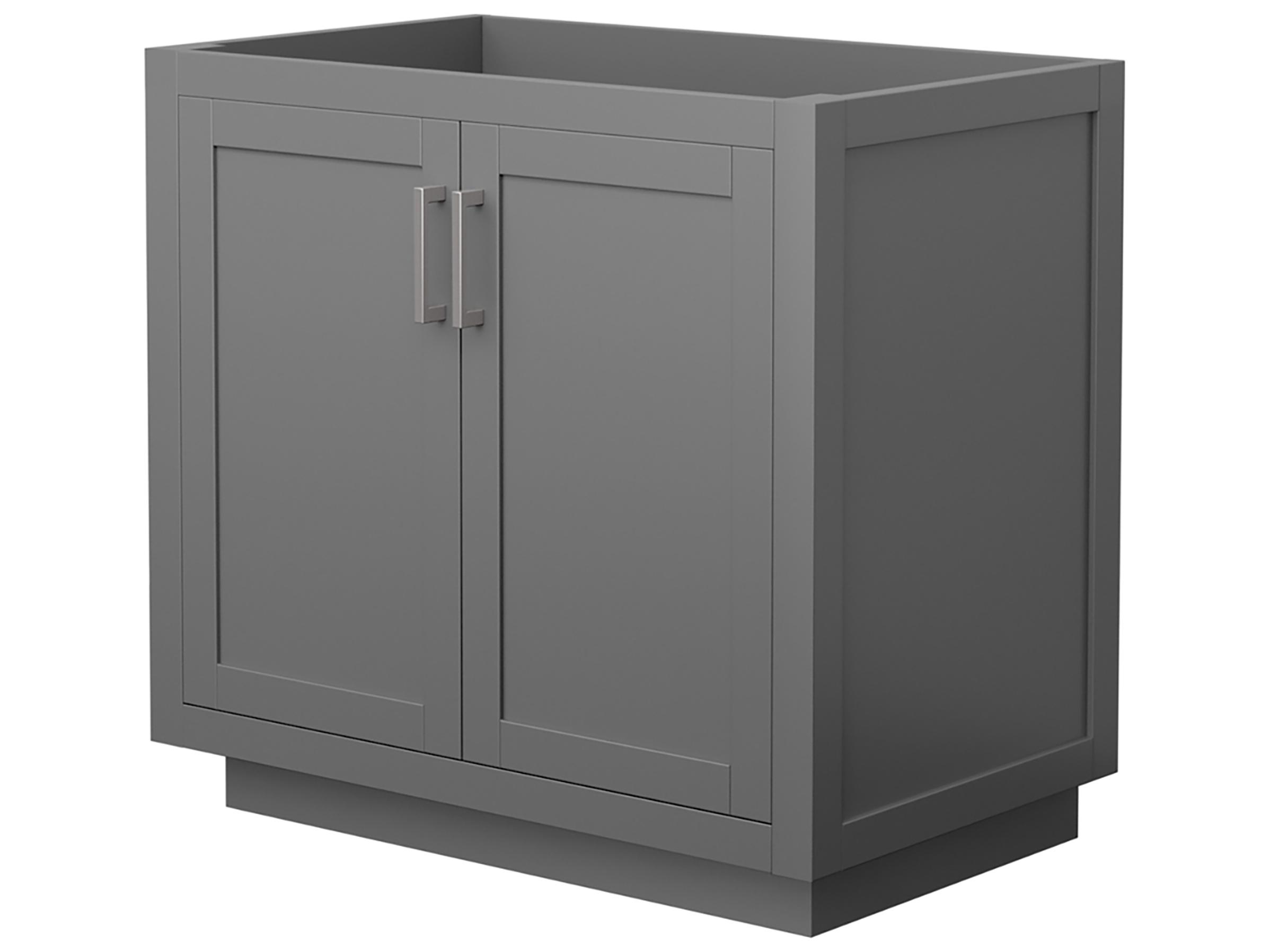 Wyndham Collection Miranda 35" Dark Gray Vanity